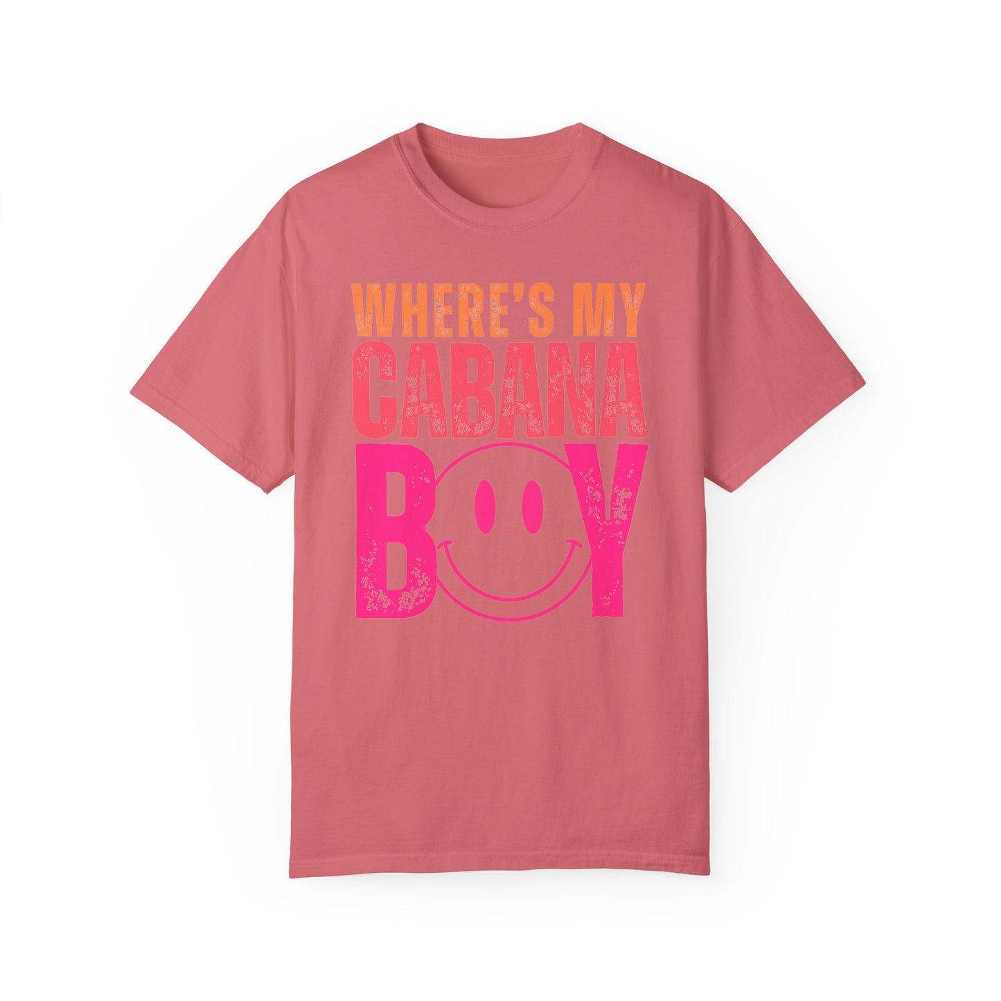 Wheres My Cabana Boy Unisex T-shirt, Funny Vacation Tee, Humorous Spring Break Shirt, Girls Trip Top, Beach Tee, Summer Vibes