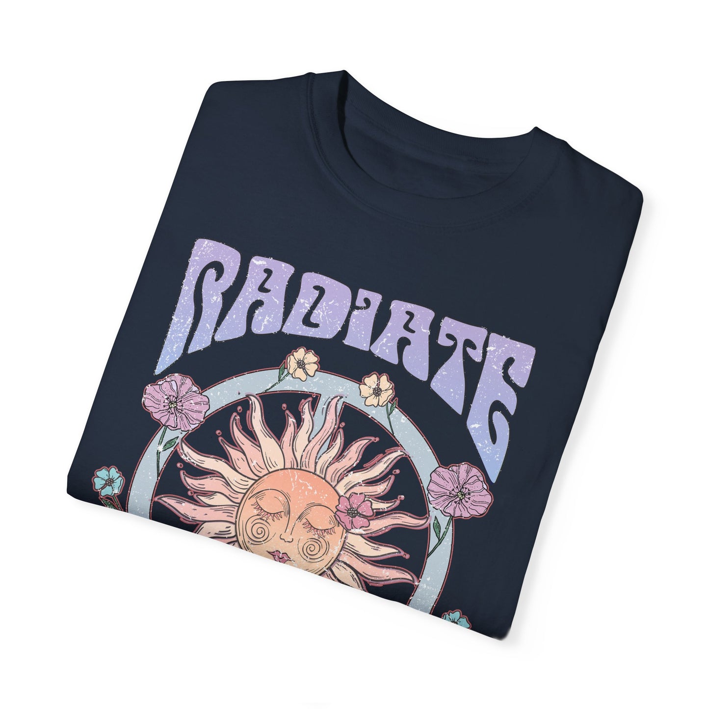 Radiate Positivity T-shirt, Spiritual Wellness, Uplifting, motivational, Retro, Unisex Tee, Positive Vibes Shirt, Inspirational Graphic Top,