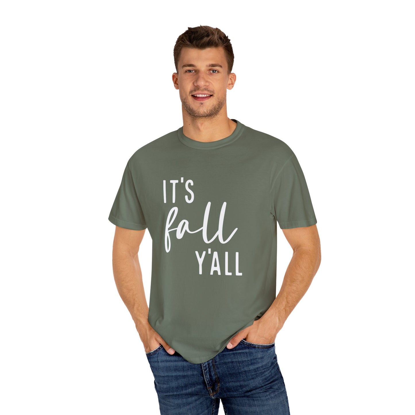 It's Fall Y'all Shirt, Autumn Season Tee, Women's Cute Fall T-Shirt, Fall Tops, Cozy Crewneck, Autumn, Comfy Fall Tshirt, Funny Fall Fashion