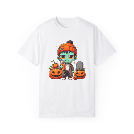 Cute Creppy Frank Unisex Garment-Dyed T-shirt