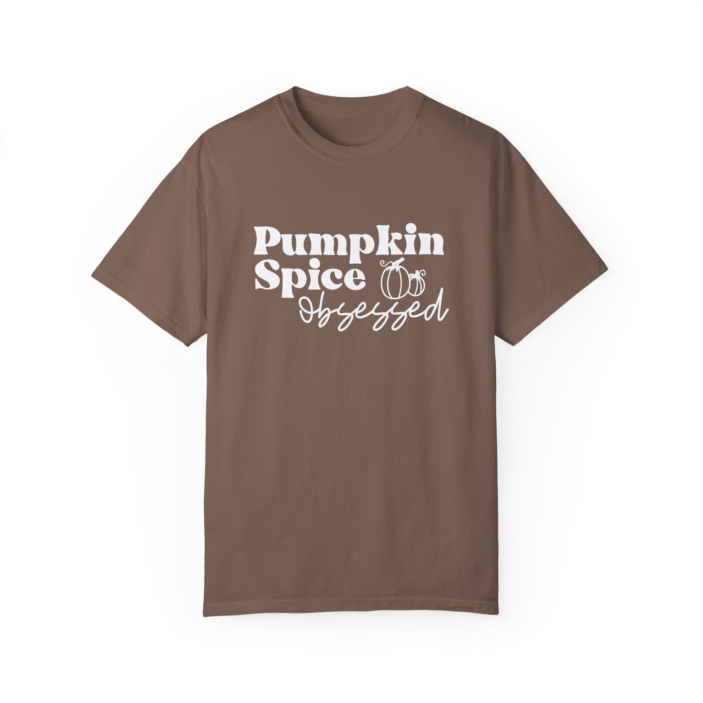 Pumpkin Spice Obsessed Shirt, Pumpkin Spice Season Tee, Women's Cute Fall T-Shirt, Cozy Fall Tops, PSL, Coffee Lover Crewneck, Autumn, Latte