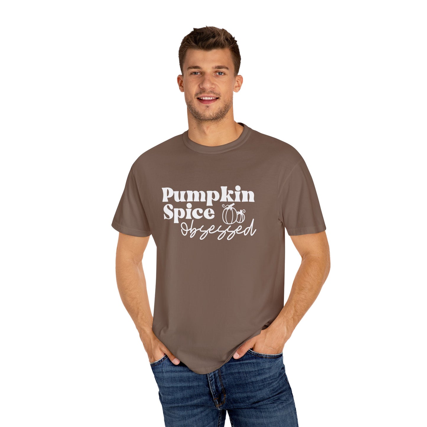 Pumpkin Spice Obsessed Shirt, Pumpkin Spice Season Tee, Women's Cute Fall T-Shirt, Cozy Fall Tops, PSL, Coffee Lover Crewneck, Autumn, Latte