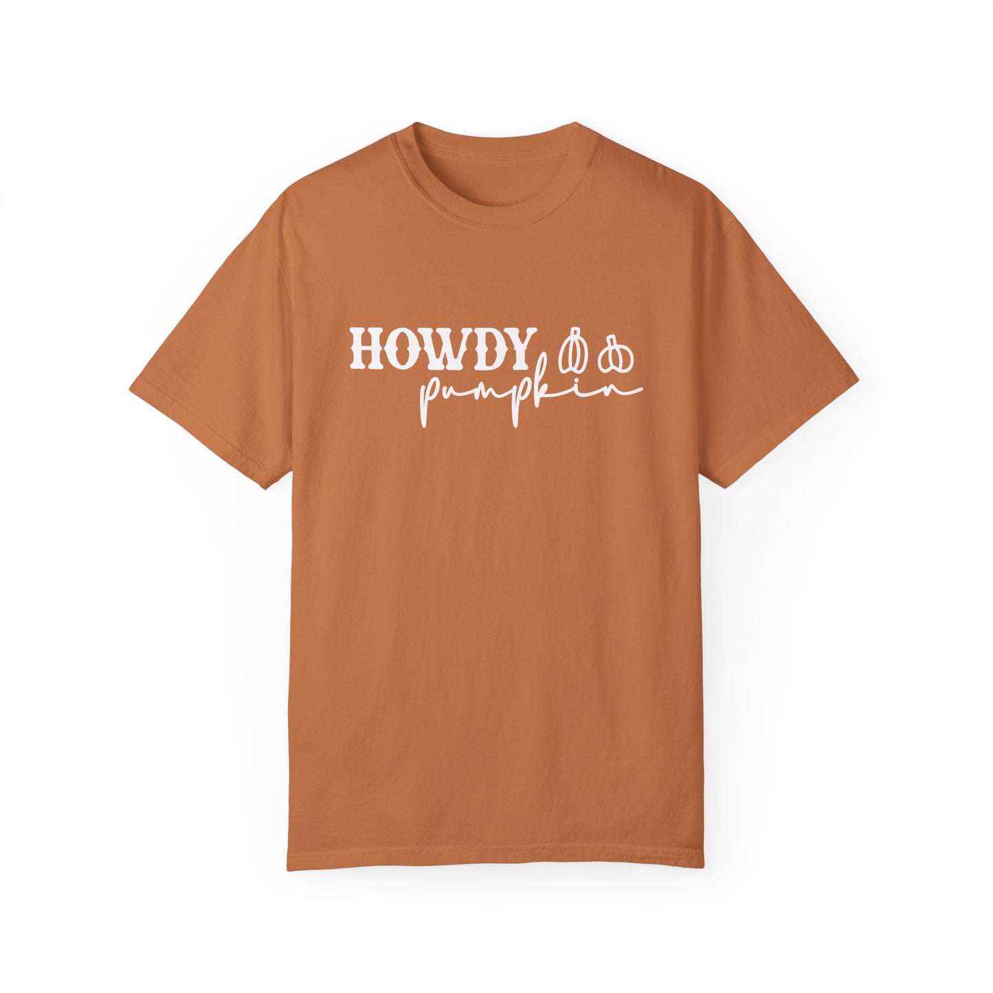 Howdy Pumpkin Shirt, Women's Cute Fall T-Shirt, Cozy Fall Tops, Country Crewneck, Southwest Tee, Autumn, Unisex T-shirt, Fall Graphic Tee