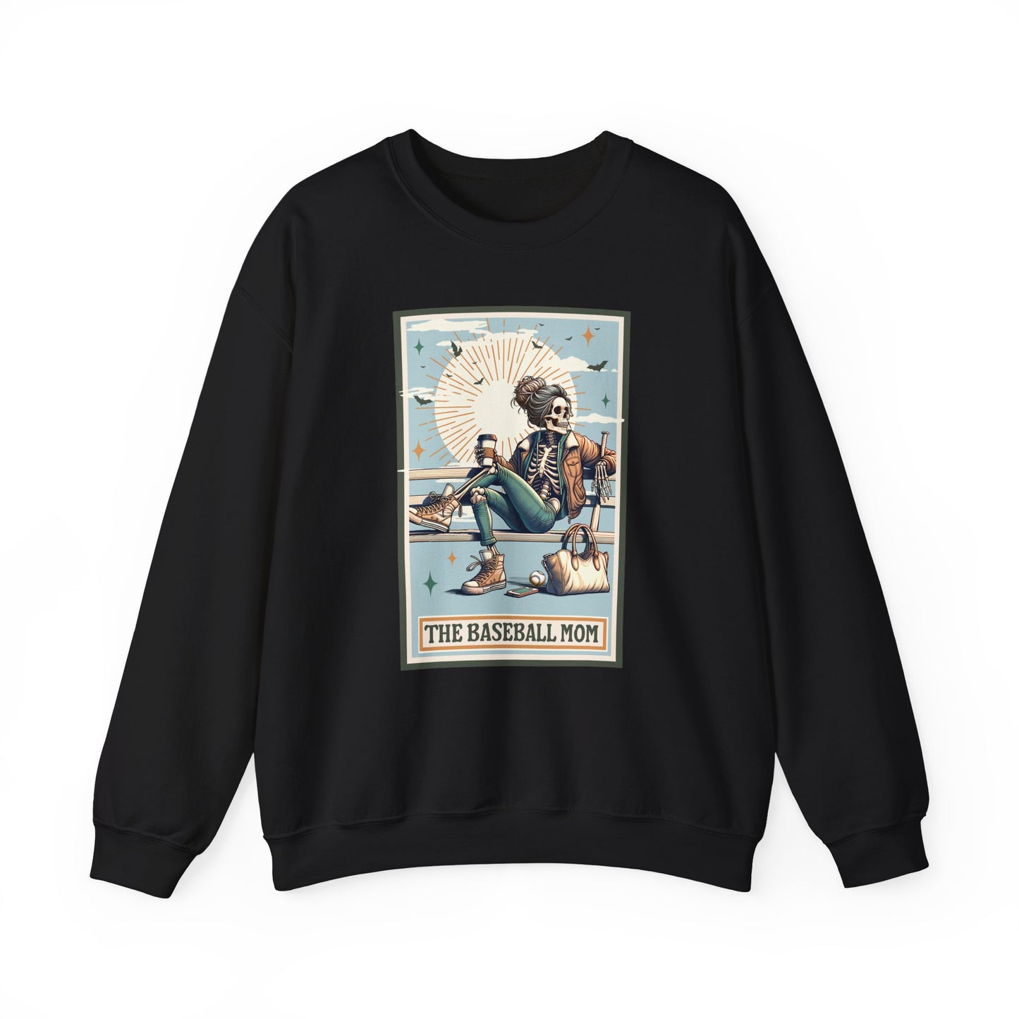 The Baseball Mom, Unisex Heavy Blend™ Crewneck Sweatshirt