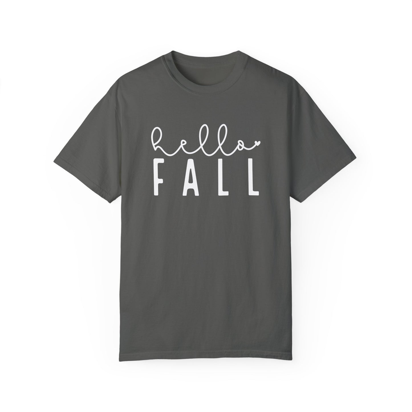 Hello Fall Shirt, Autumn Season Tee, Women's Cute Fall T-Shirt, Fall Tops, Cozy Crewneck, Comfy Fall Tshirt, Funny Fall Fashion, Autumn