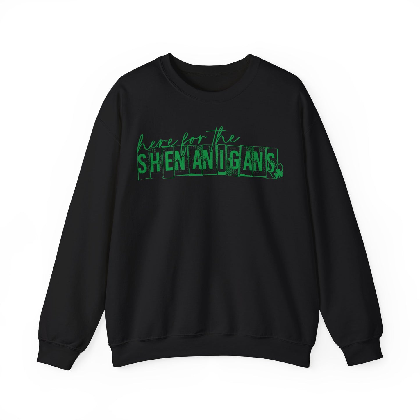 St Patricks Day Lucky Crewneck Sweatshirt, St Paddys Day, Irish Funny Shenanigans, St Patricks Shirt, Holiday Sweatshirt