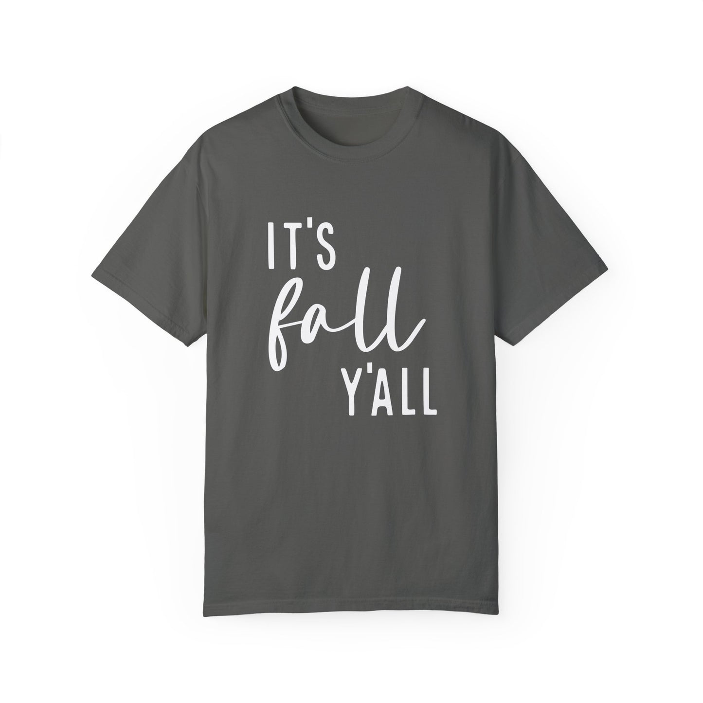 It's Fall Y'all Shirt, Autumn Season Tee, Women's Cute Fall T-Shirt, Fall Tops, Cozy Crewneck, Autumn, Comfy Fall Tshirt, Funny Fall Fashion