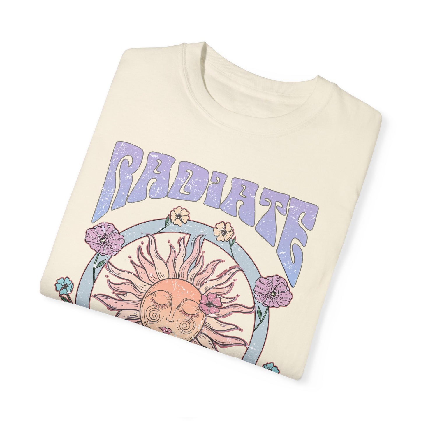 Radiate Positivity T-shirt, Spiritual Wellness, Uplifting, motivational, Retro, Unisex Tee, Positive Vibes Shirt, Inspirational Graphic Top,