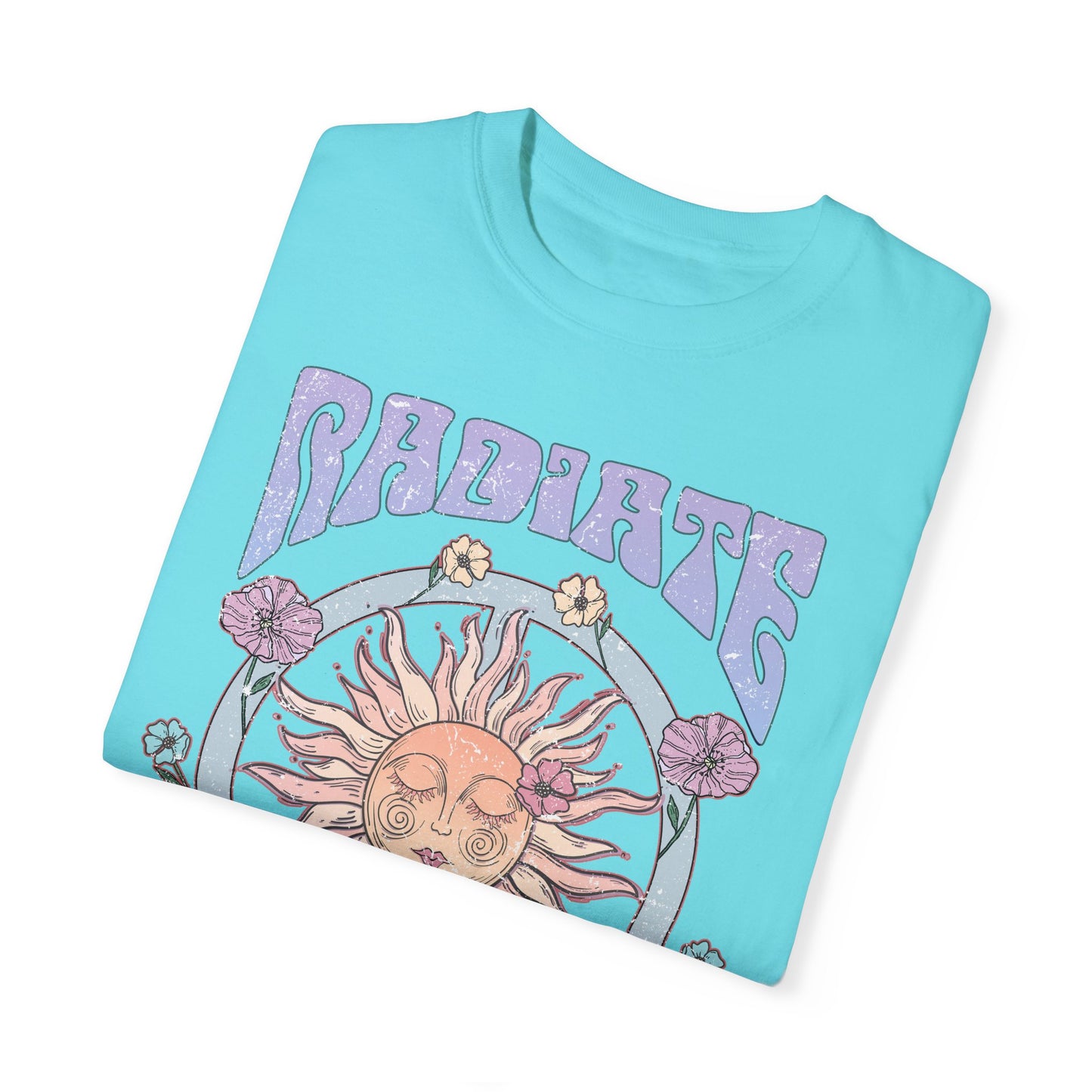 Radiate Positivity T-shirt, Spiritual Wellness, Uplifting, motivational, Retro, Unisex Tee, Positive Vibes Shirt, Inspirational Graphic Top,