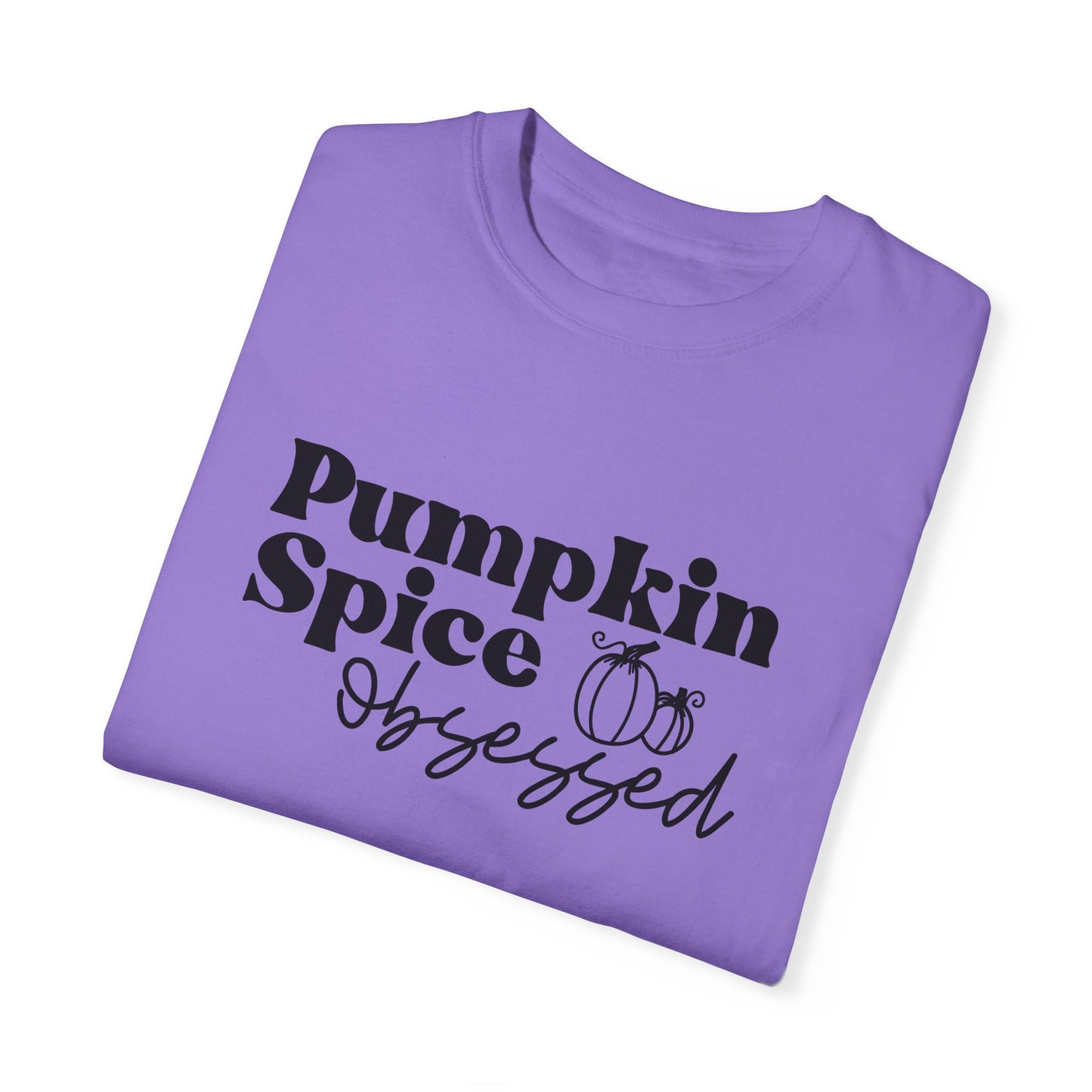 Pumpkin Spice Obsessed Shirt, Pumpkin Spice Season Tee, Women's Cute Fall T-Shirt, Cozy Fall Tops, PSL, Coffee Lover Crewneck, Autumn