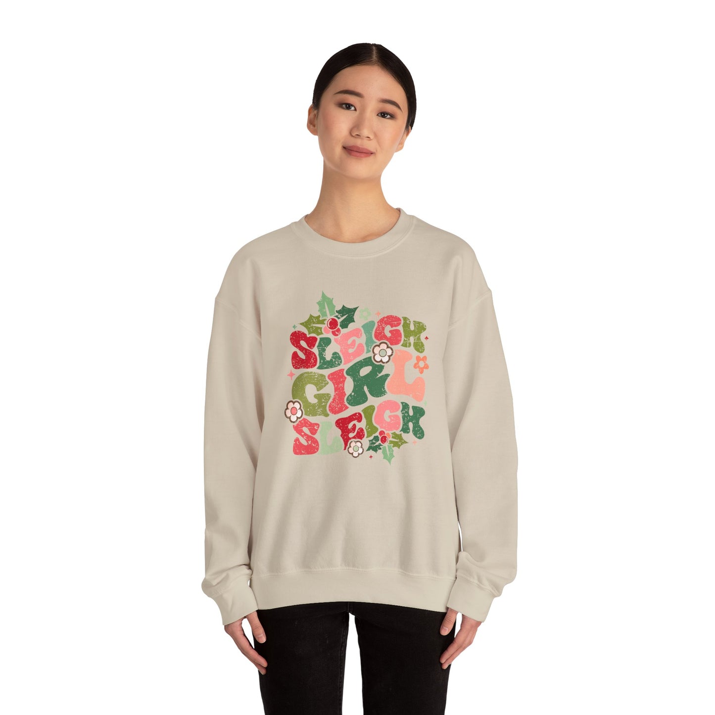 Sleigh Girl Sleigh Unisex Heavy Blend™ Crewneck Sweatshirt