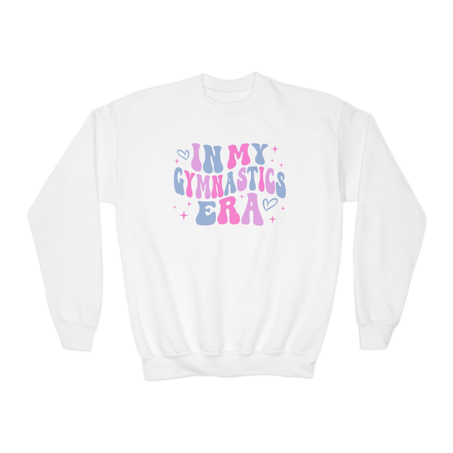 Swifty Gymnastics Pastels Youth Crewneck Sweatshirt, Gymnast Gift for Her, Gymnastics Wear, Soft Sweatshirt