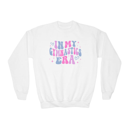 Swifty Gymnastics Pastels Youth Crewneck Sweatshirt, Gymnast Gift for Her, Gymnastics Wear, Soft Sweatshirt