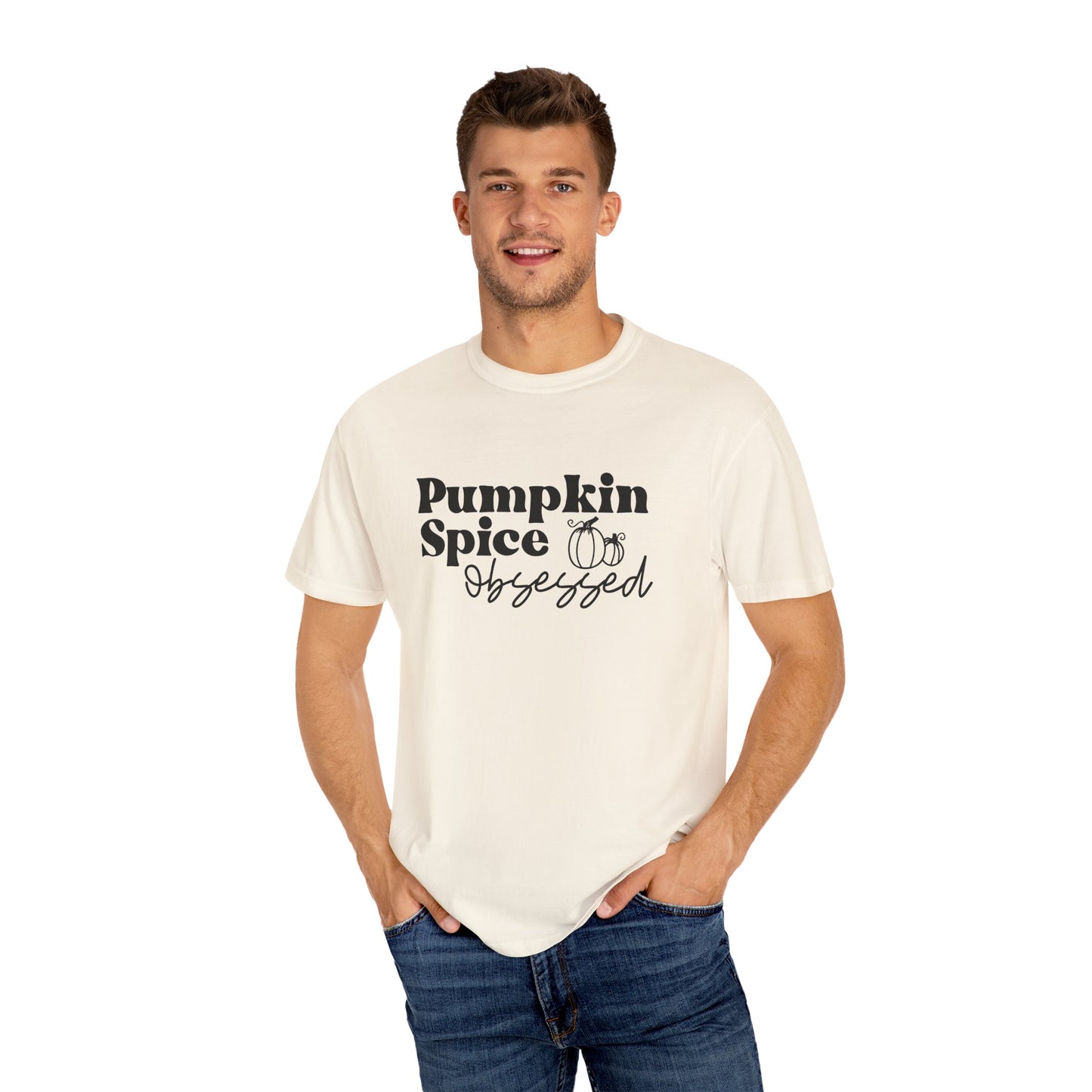 Pumpkin Spice Obsessed Shirt, Pumpkin Spice Season Tee, Women's Cute Fall T-Shirt, Cozy Fall Tops, PSL, Coffee Lover Crewneck, Autumn