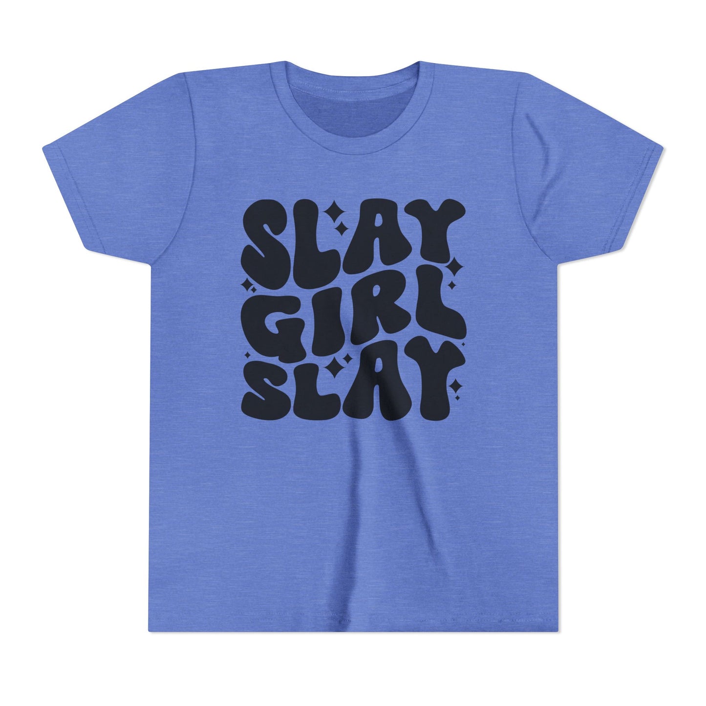 Slay Girl Slay Youth Tee, Empowerment Shirt, Kids Graphic T-Shirt, Girl Power Top, Inspirational Clothing