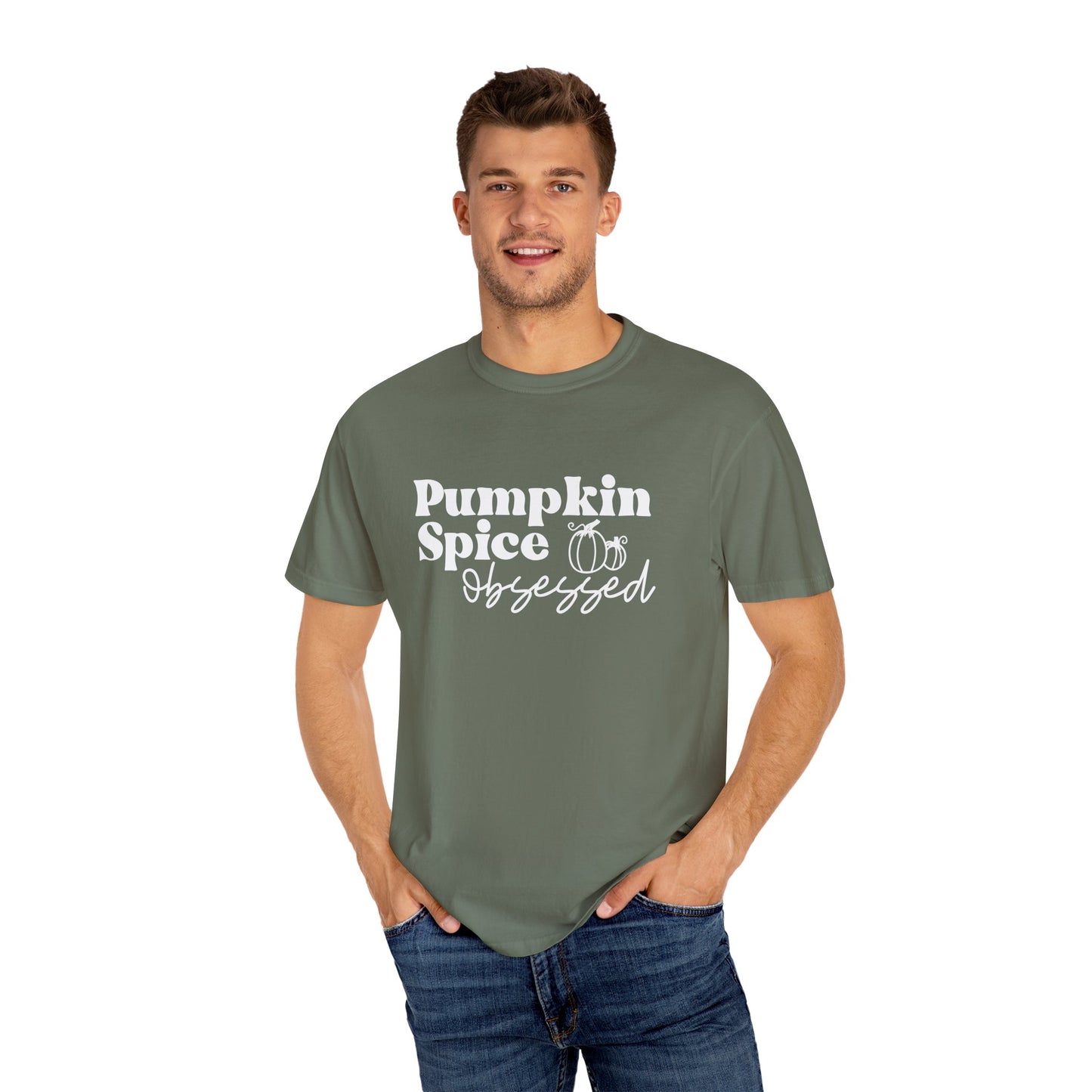 Pumpkin Spice Obsessed Shirt, Pumpkin Spice Season Tee, Women's Cute Fall T-Shirt, Cozy Fall Tops, PSL, Coffee Lover Crewneck, Autumn, Latte