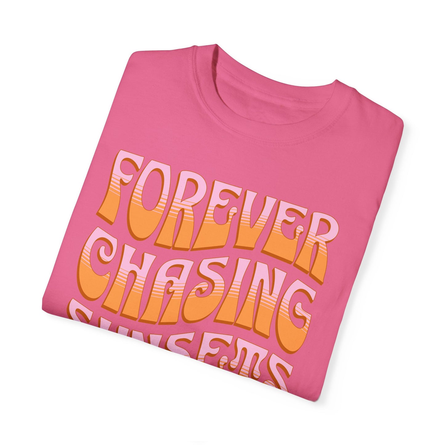 Chasing Sunsets T-shirt, Vintage Retro Unisex Graphic Tee, Beach Bum Shirt, Ocean Lover Gift, Spring Break