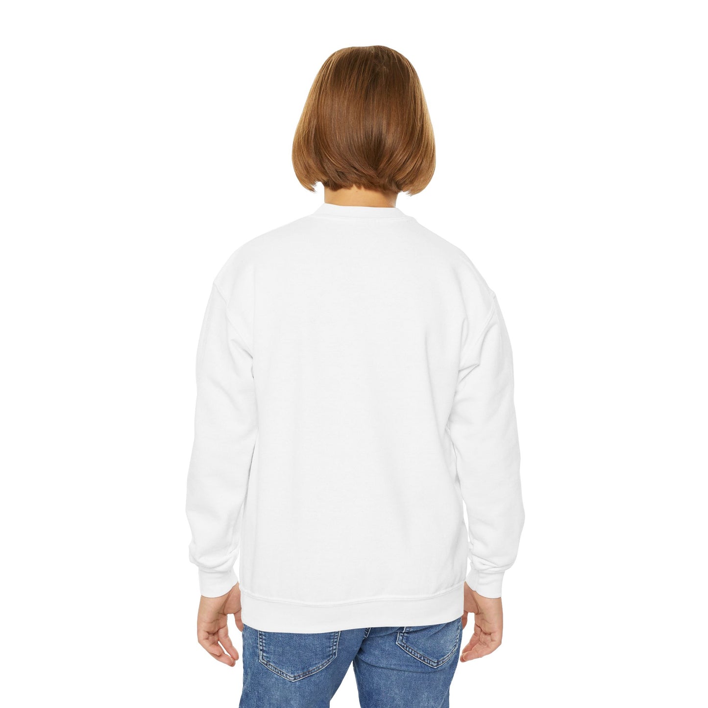 In My Cheer Era, Blue, Youth Crewneck Sweatshirt