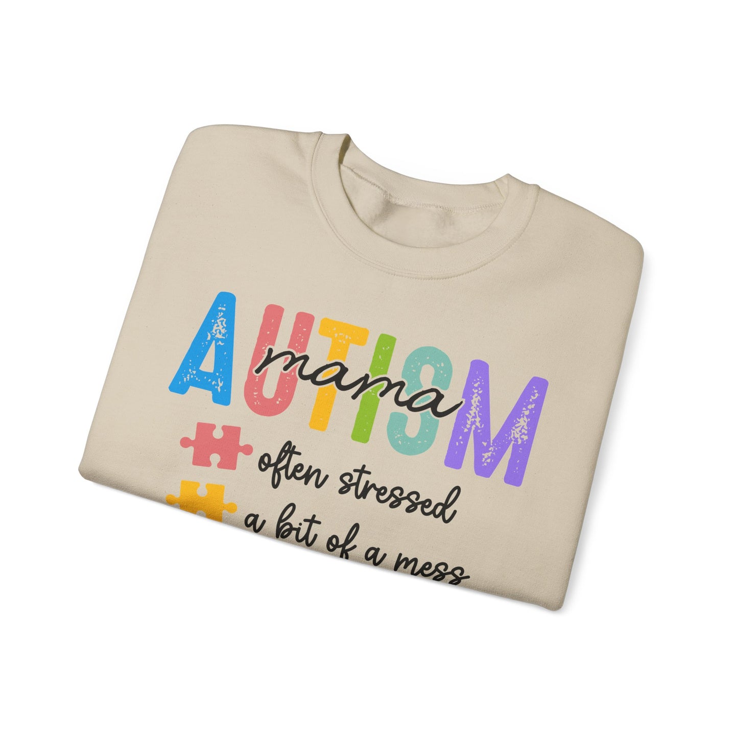 Autism Mama Coquette Sweatshirt, Retro Autism Bow, Autism Advocate, Special Education, Neurodiversity, Unisex Crewneck, Autism Awareness