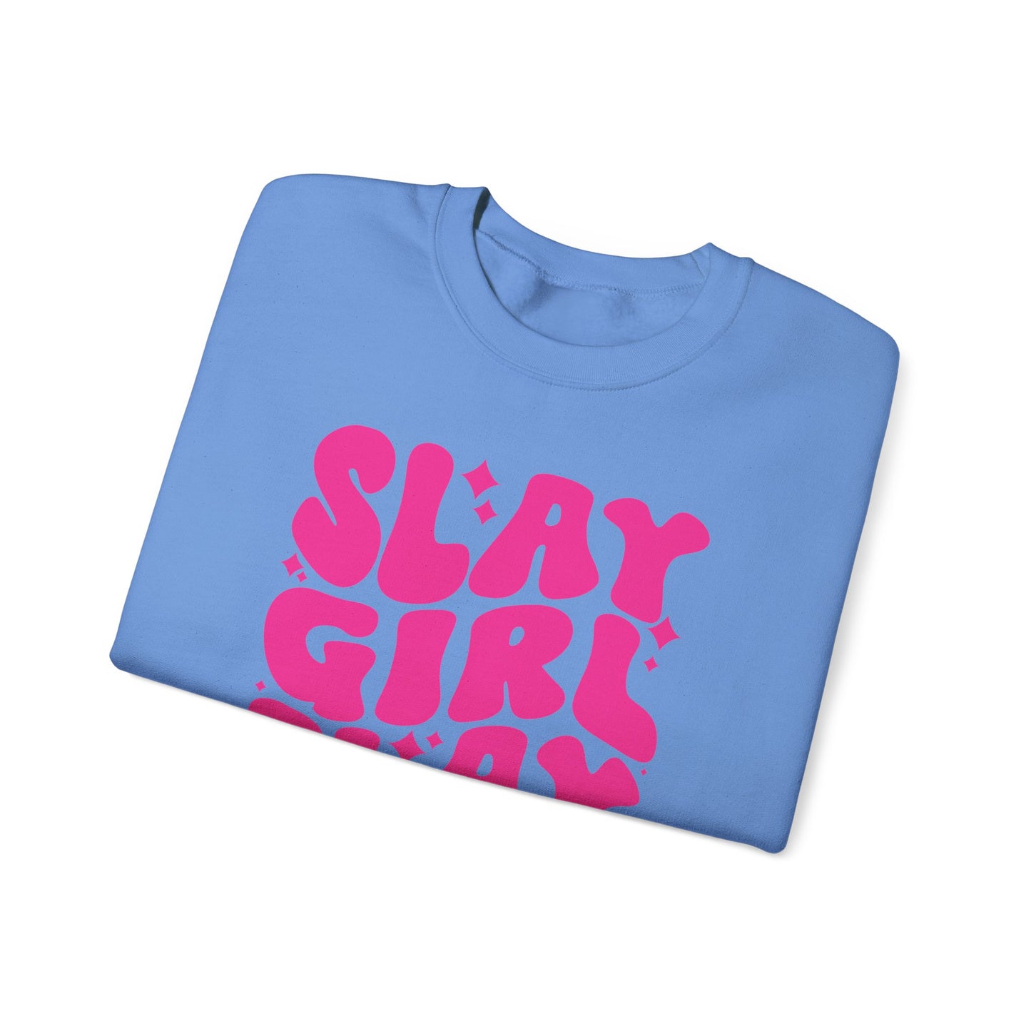 Slay Girl Slay Sweatshirt, Motivational Crewneck, Girl Empowerment Sporty Girl Boss Gift, Unisex Jumper, Fashion Statement