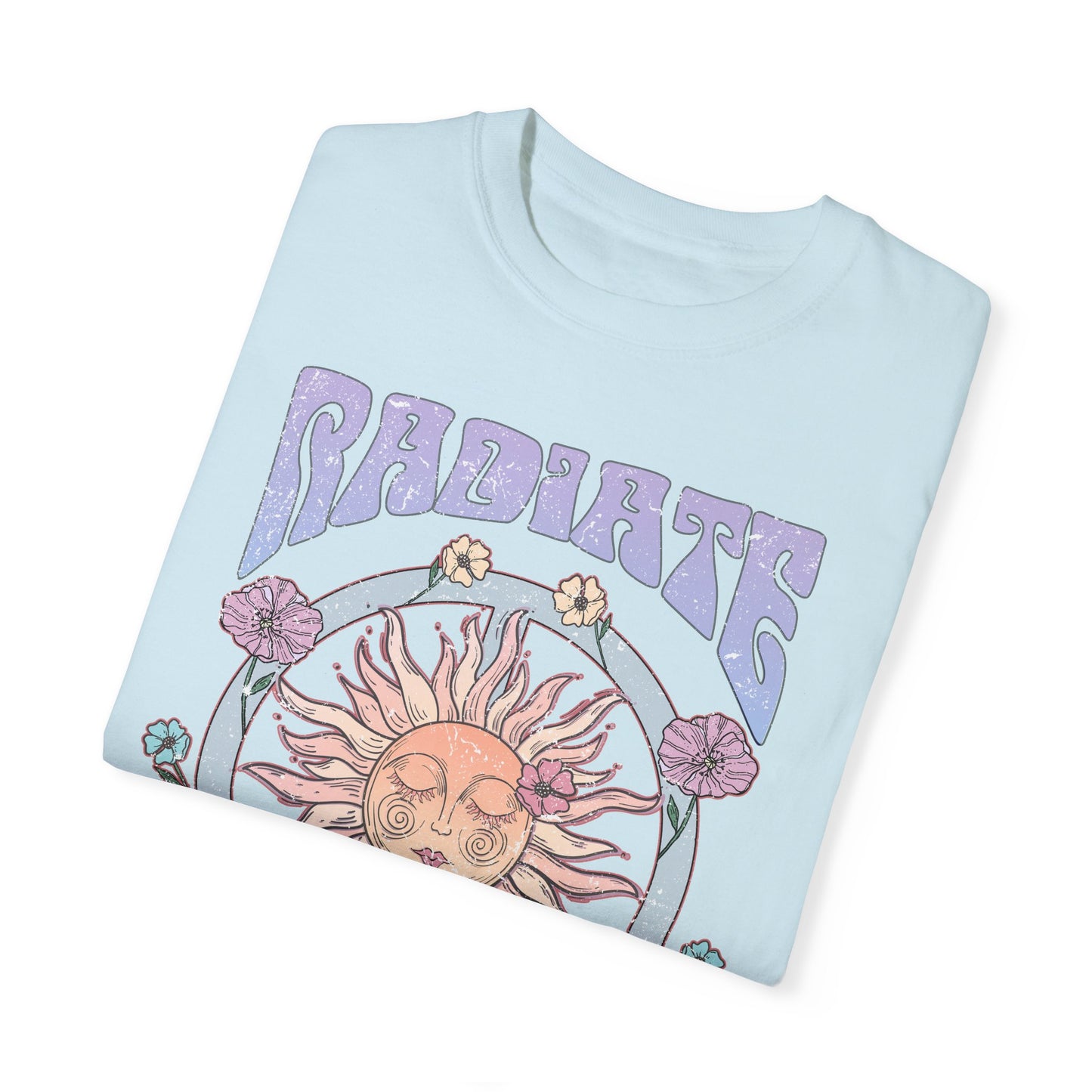 Radiate Positivity T-shirt, Spiritual Wellness, Uplifting, motivational, Retro, Unisex Tee, Positive Vibes Shirt, Inspirational Graphic Top,