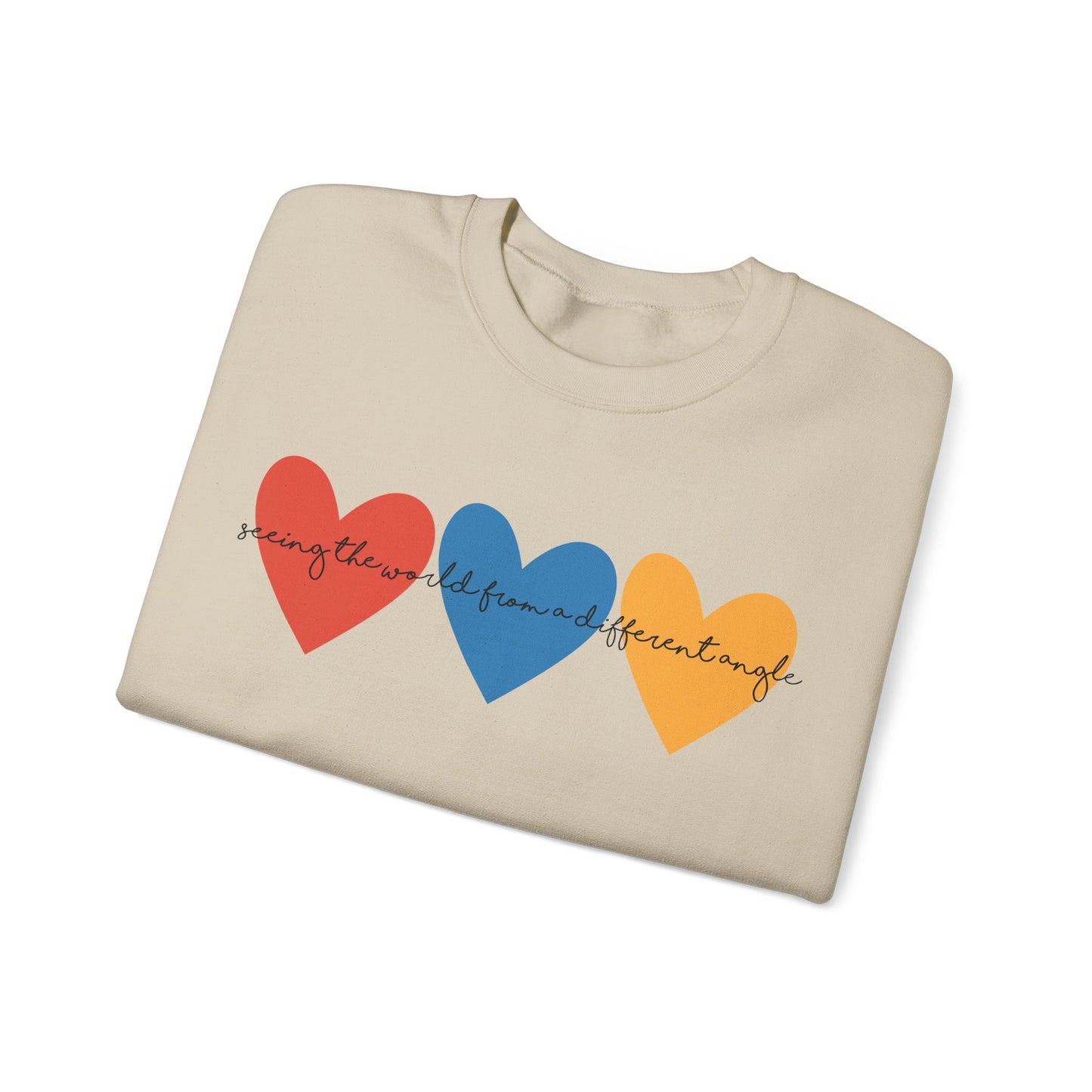 Autism Awareness Retro Heart Sweatshirt, Crewneck, Autism Mama, Advocate, Special Education, Neurodiversity