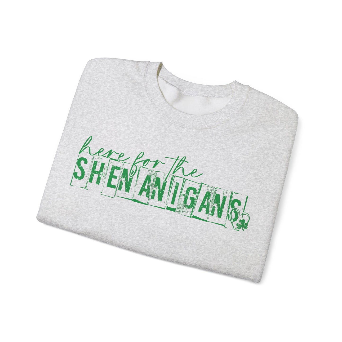 St Patricks Day Lucky Crewneck Sweatshirt, St Paddys Day, Irish Funny Shenanigans, St Patricks Shirt, Holiday Sweatshirt