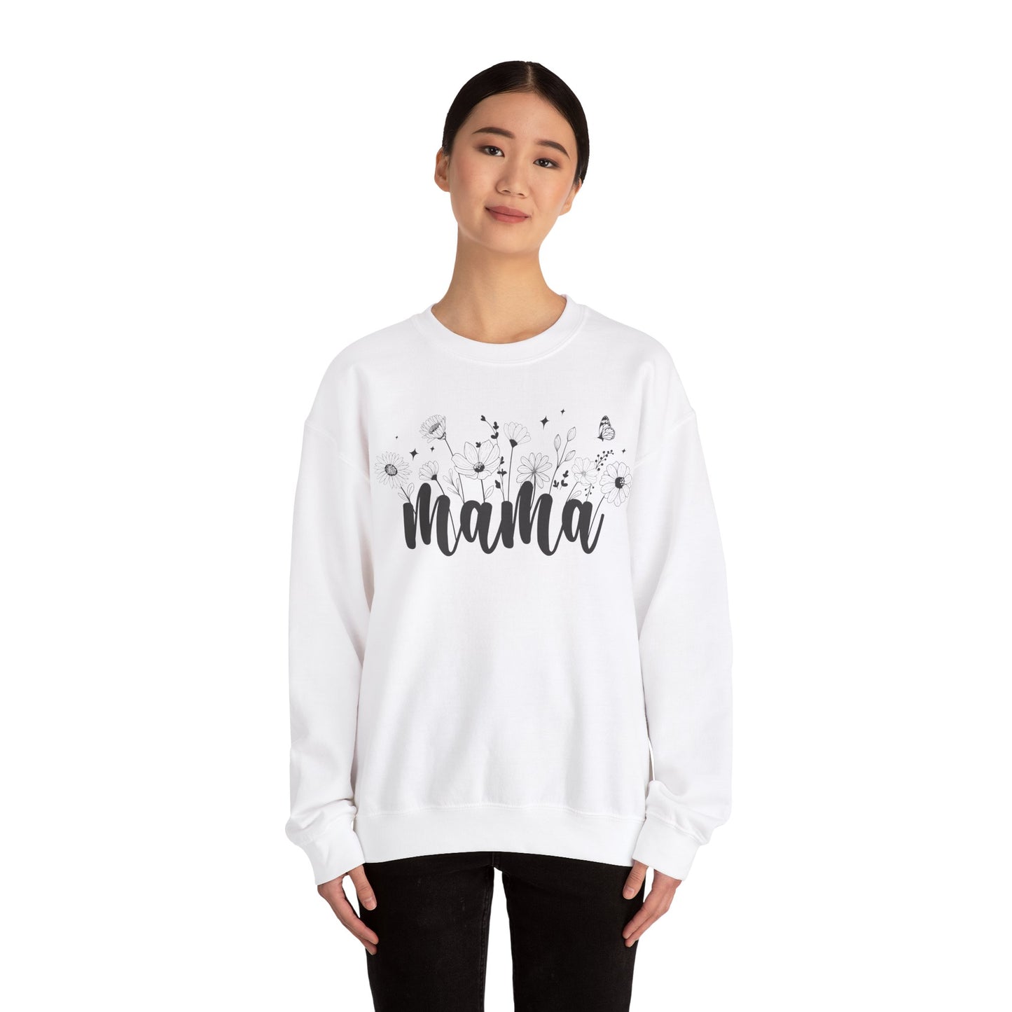 Floral Mama Coquette Sweatshirt, Retro Mama Mothers Day Gift, Floral Mama Sweatshirt, Mama Flower Sweatshirt, Unisex Sweatshirt