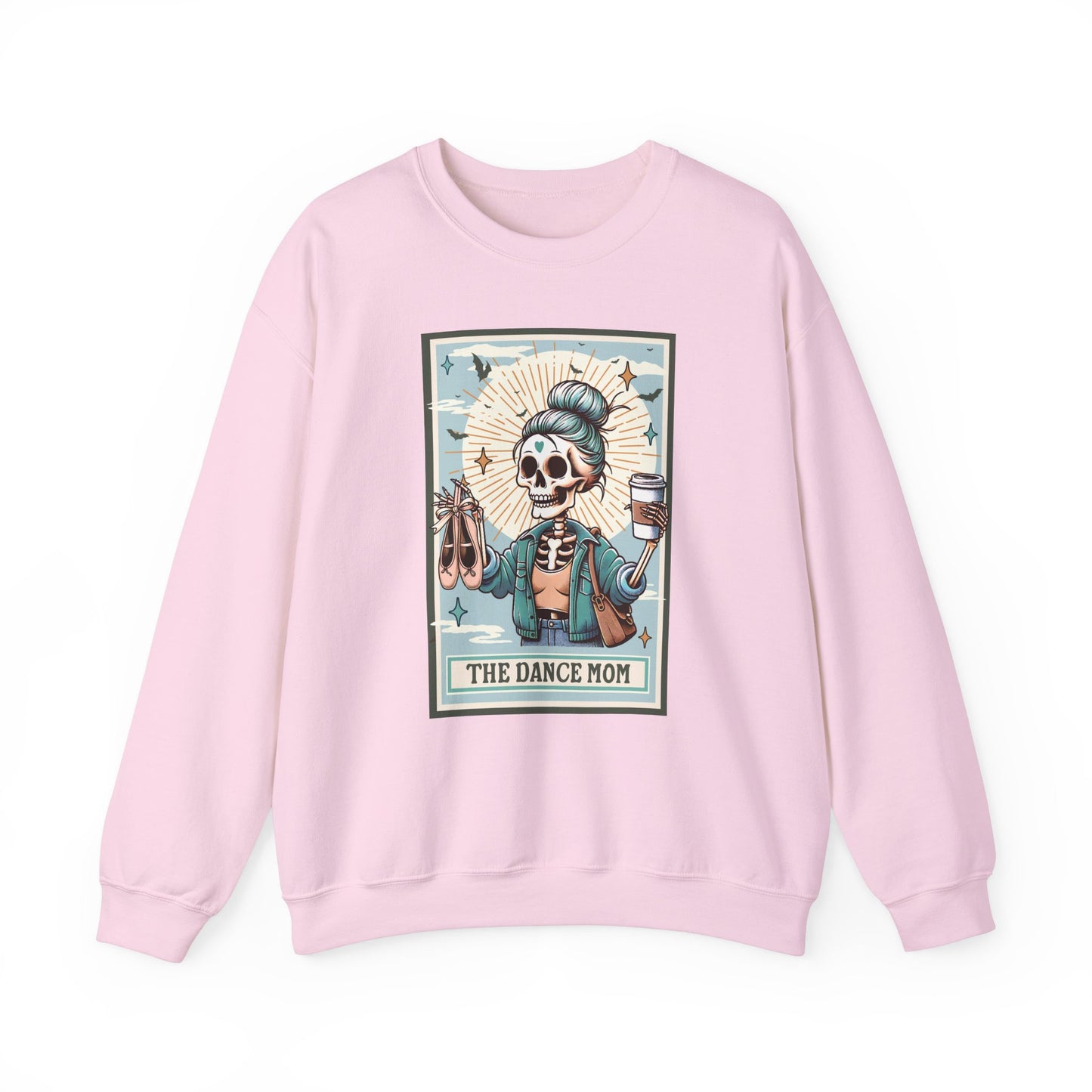 Dance Mom Tarot Card Sweatshirt, Unisex Crewneck Jumper, Dance Competition Gift, Dance Mom Apparel, Heavy Blend Pullover