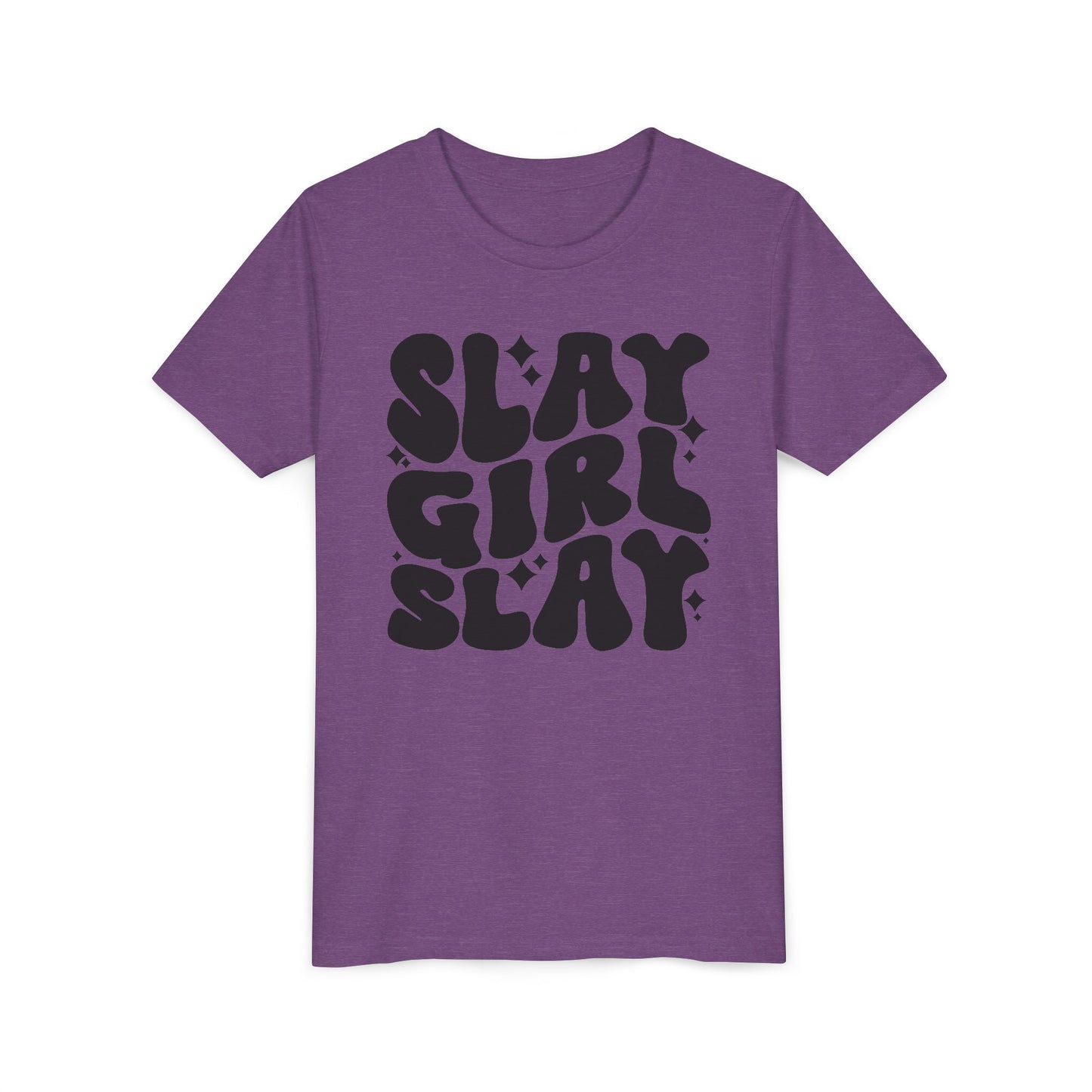 Slay Girl Slay Youth Tee, Empowerment Shirt, Kids Graphic T-Shirt, Girl Power Top, Inspirational Clothing