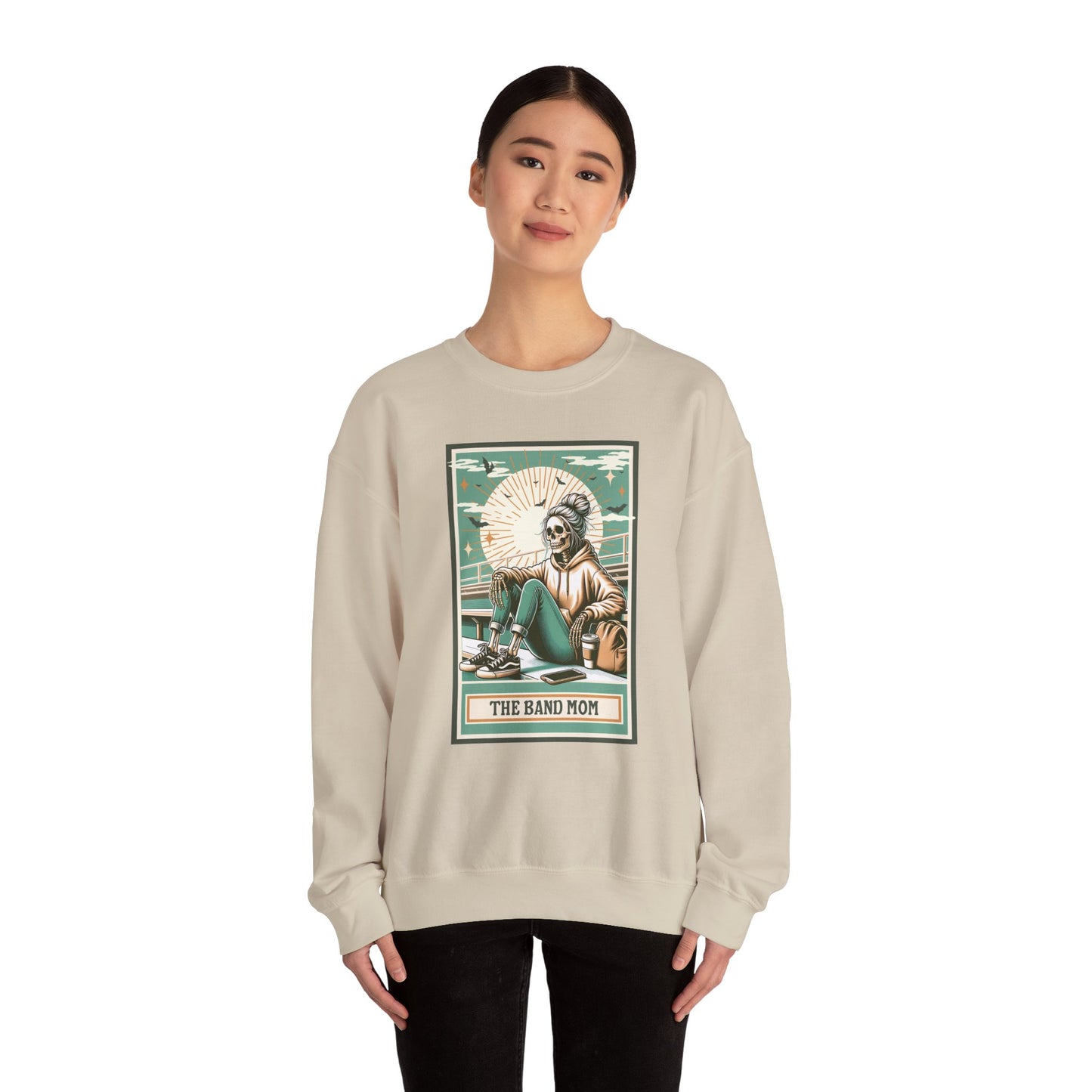 The Band Mom Unisex Heavy Blend™ Crewneck Sweatshirt