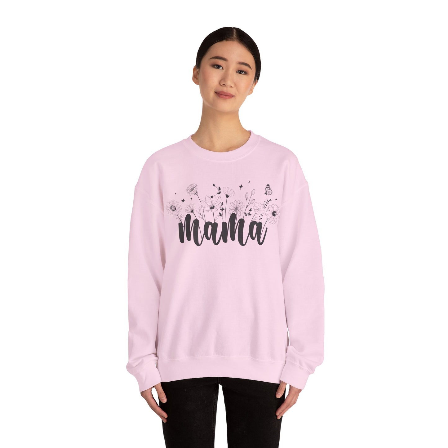 Floral Mama Coquette Sweatshirt, Retro Mama Mothers Day Gift, Floral Mama Sweatshirt, Mama Flower Sweatshirt, Unisex Sweatshirt