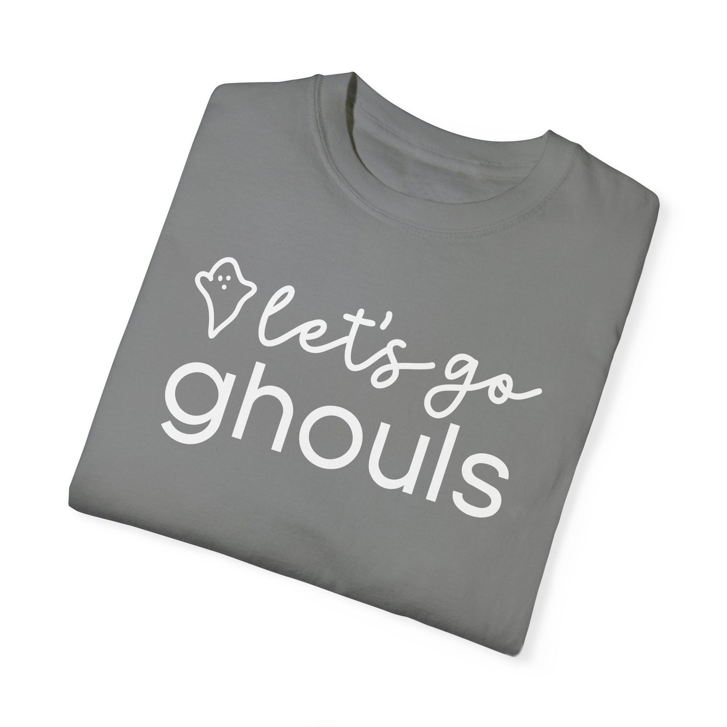 Let's Go Ghouls Shirt, Graphic Halloween Top, Womens Fall Graphic Tee, Halloween Party Shirt, Spooky Season Crewneck, Trendy Halloween Top