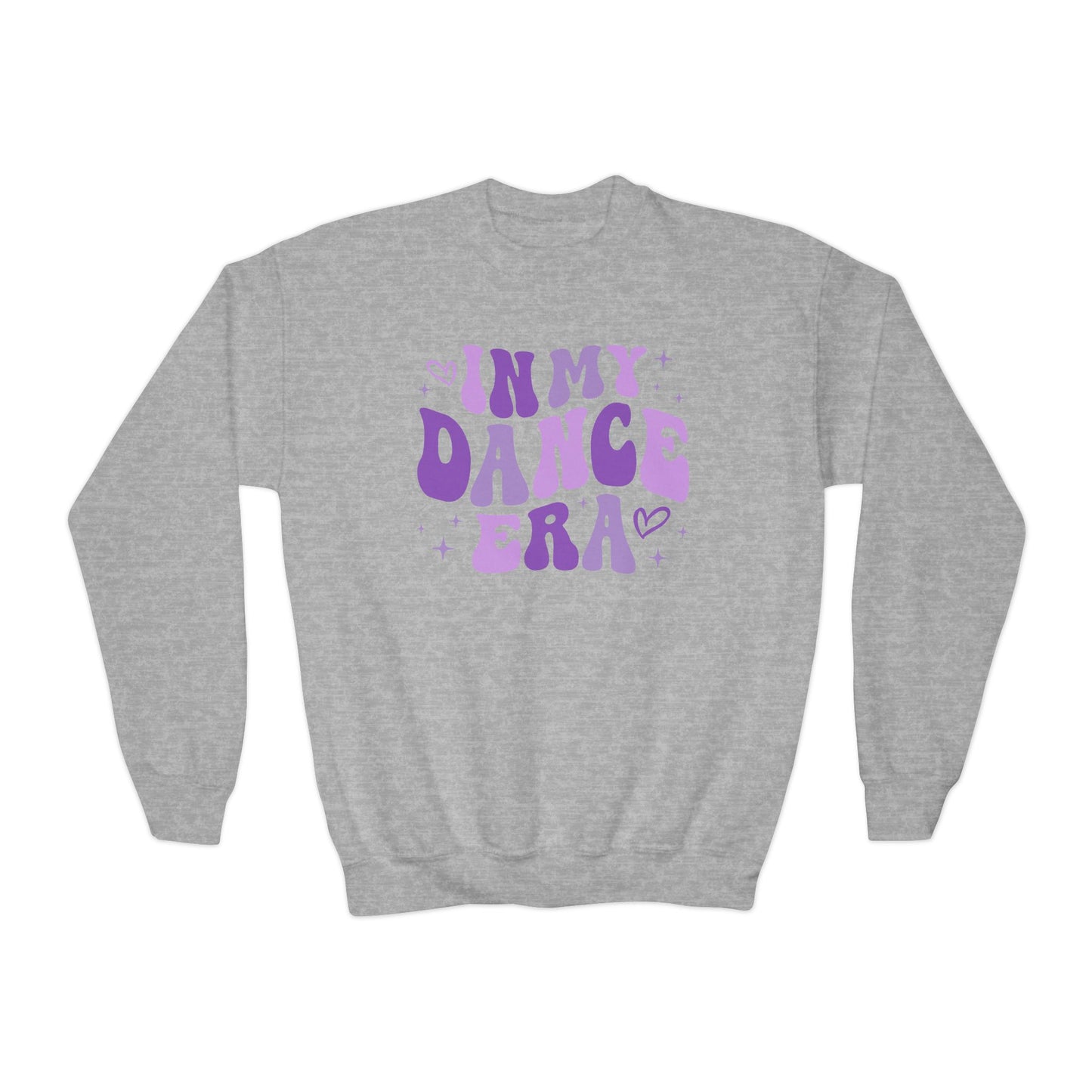 Purple Dance Sweatshirt, In My Dance Era, Gift for Her, Dancer, Youth Crewneck, Dance Gift for Girls, Dance Lover Present, Dance Teacher