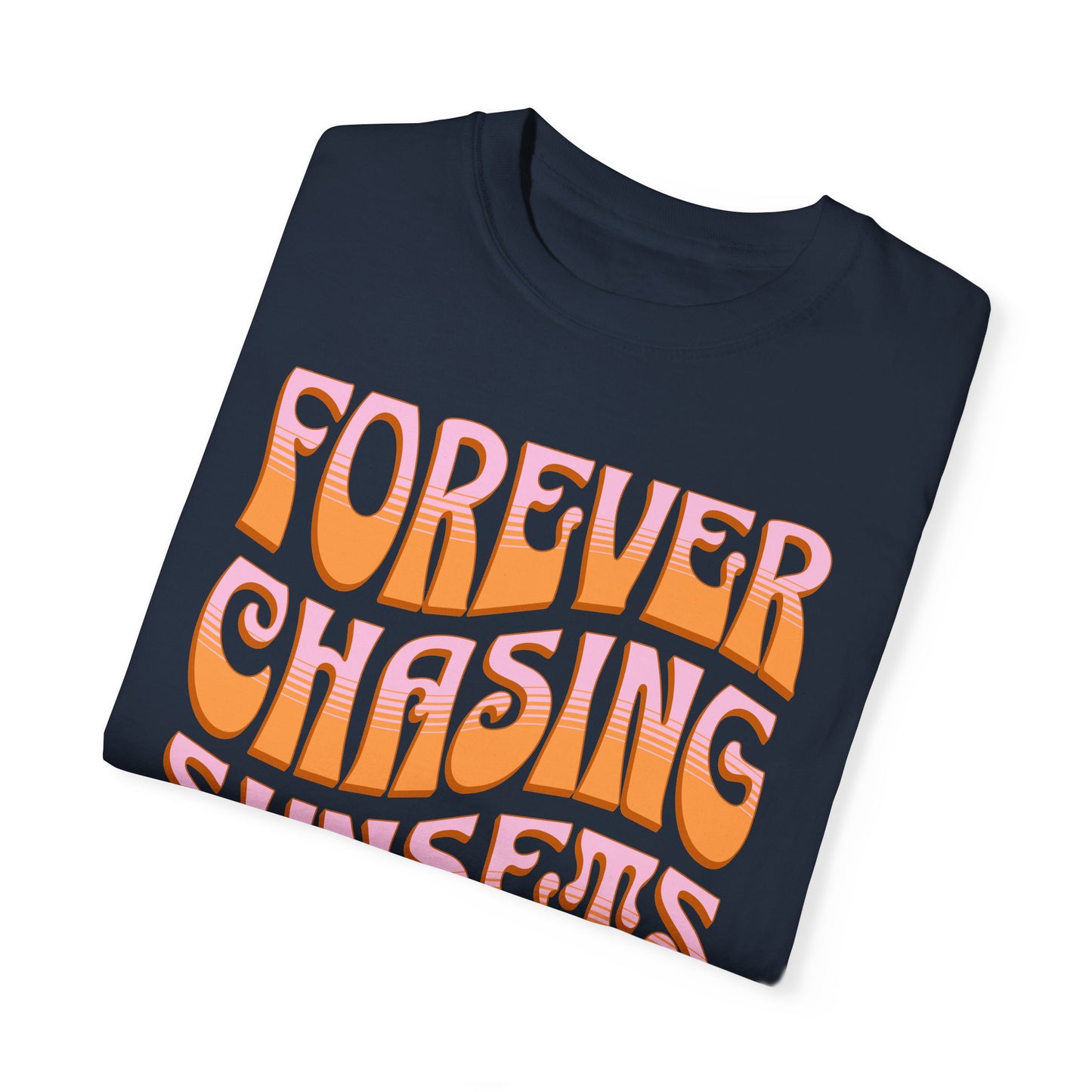 Chasing Sunsets T-shirt, Vintage Retro Unisex Graphic Tee, Beach Bum Shirt, Ocean Lover Gift, Spring Break