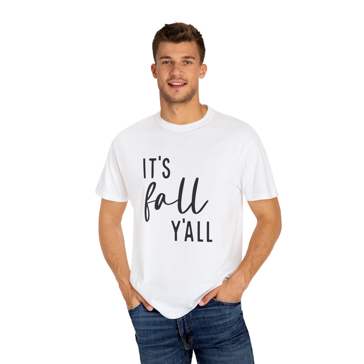 It's Fall Ya'll Shirt, Autumn Season Tee, Women's Cute Fall T-Shirt, Fall Tops, Cozy Crewneck, Autumn, Comfy Fall Tshirt, Funny Fall Fashion