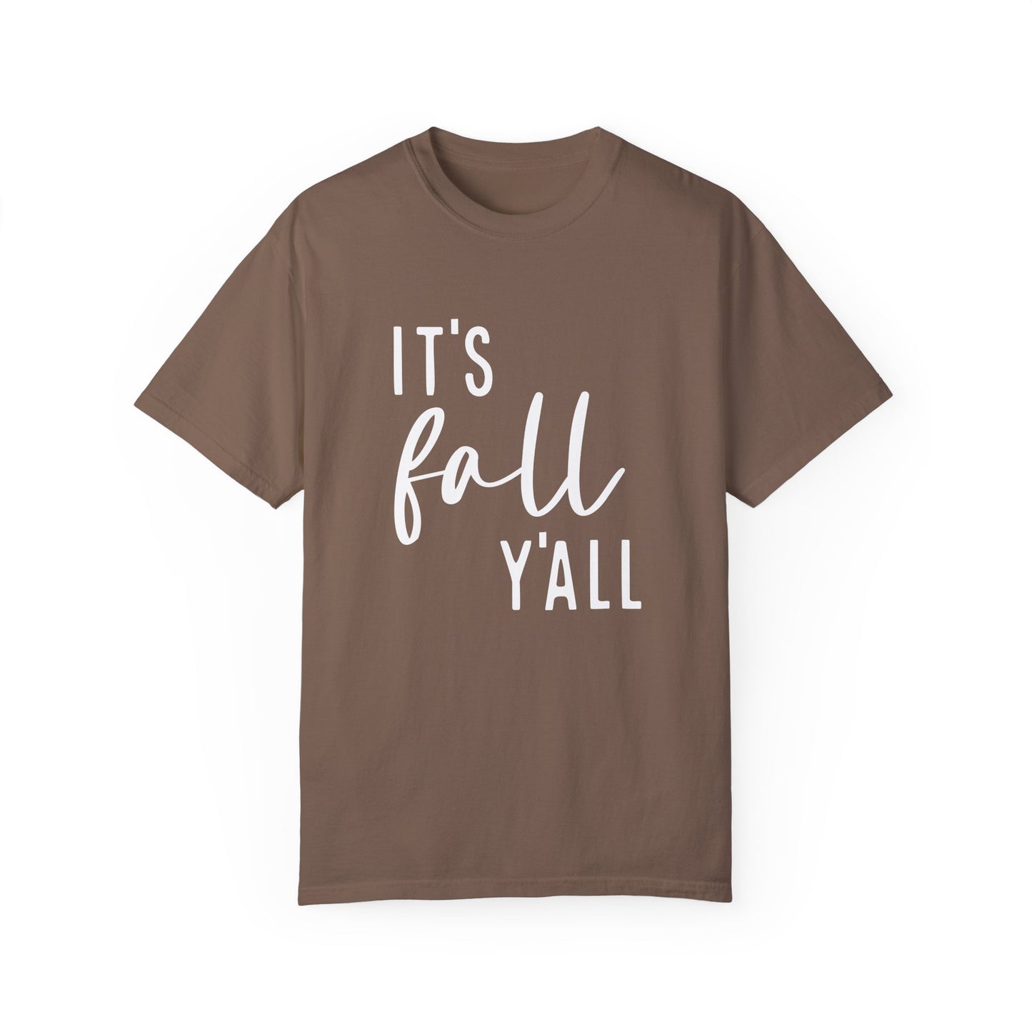 It's Fall Y'all Shirt, Autumn Season Tee, Women's Cute Fall T-Shirt, Fall Tops, Cozy Crewneck, Autumn, Comfy Fall Tshirt, Funny Fall Fashion