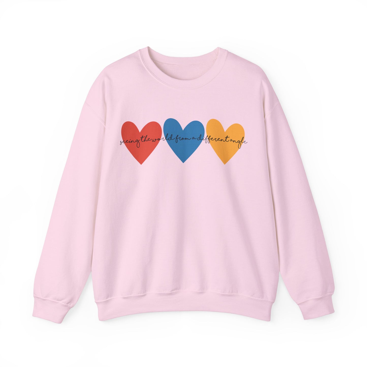 Autism Awareness Retro Heart Sweatshirt, Crewneck, Autism Mama, Advocate, Special Education, Neurodiversity