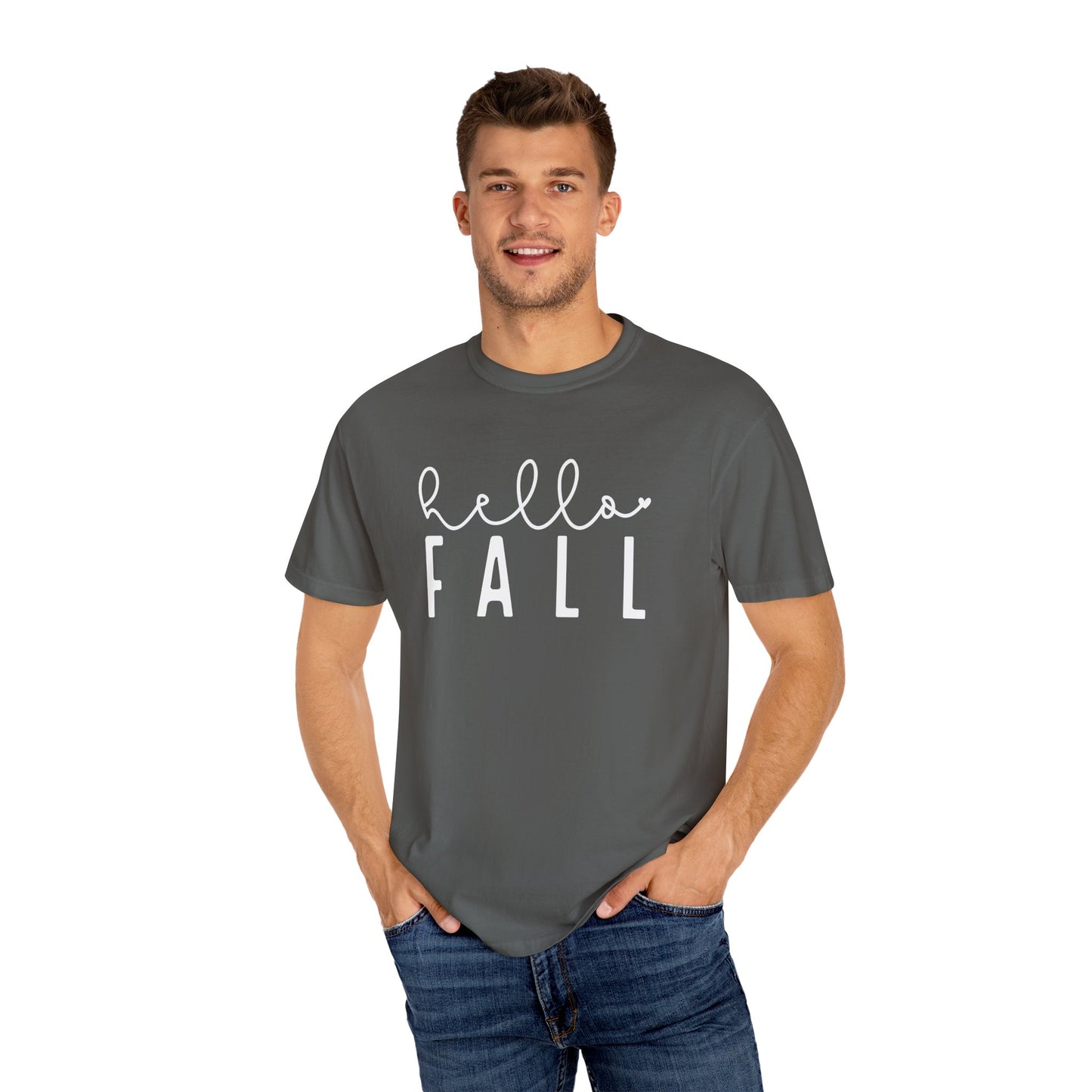 Hello Fall Shirt, Autumn Season Tee, Women's Cute Fall T-Shirt, Fall Tops, Cozy Crewneck, Comfy Fall Tshirt, Funny Fall Fashion, Autumn