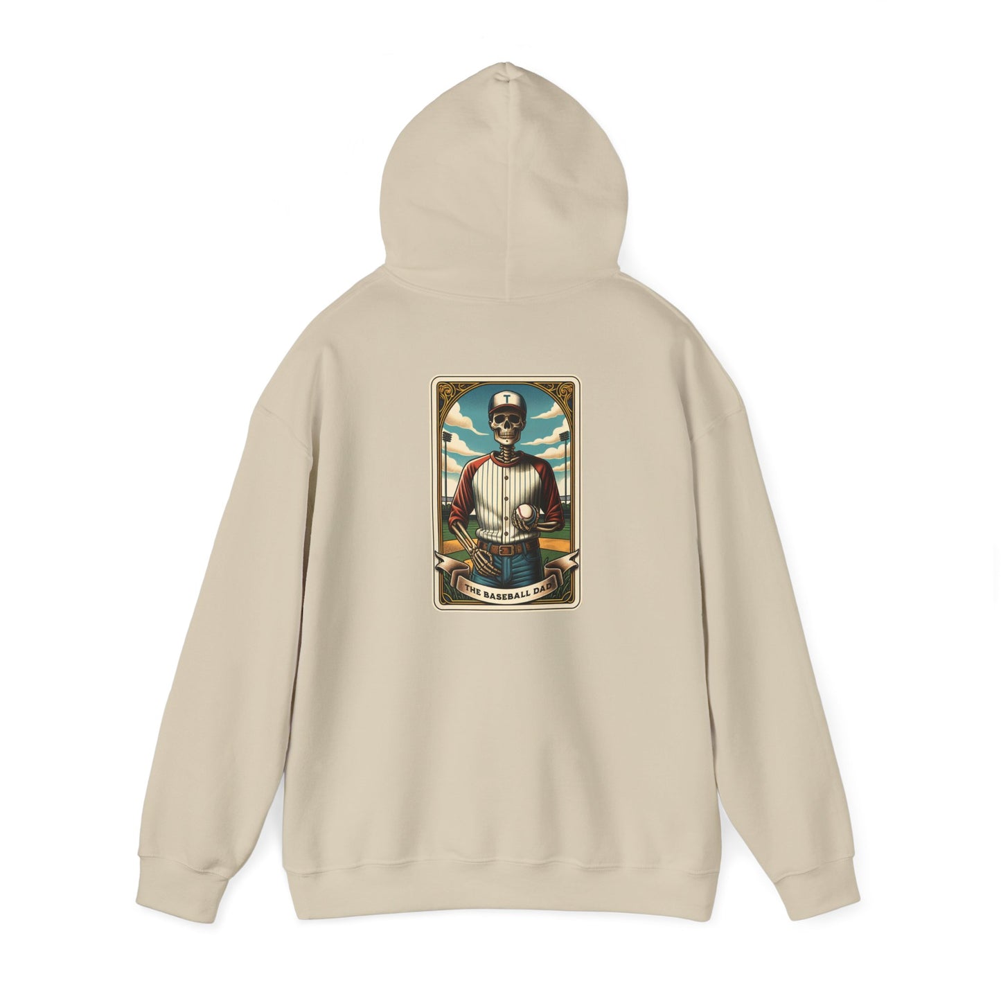 The Baseball Dad Tarot Card Unisex Heavy Blend™ Hooded Sweatshirt