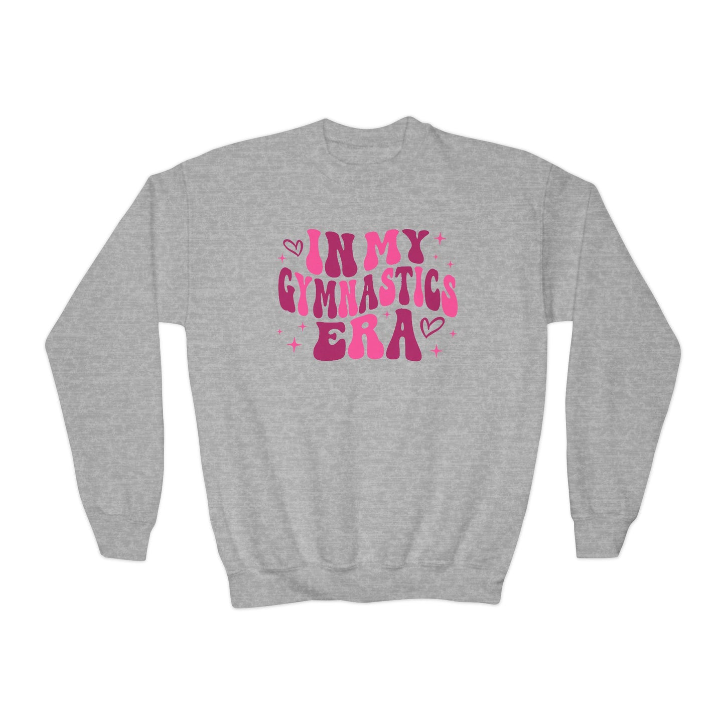 Pink Gymnast Youth Crewneck Sweatshirt, Gymnast Gift, In My Gymnastics Era, Gift for her, Cozy Sweatshirt, Gift for Swifty