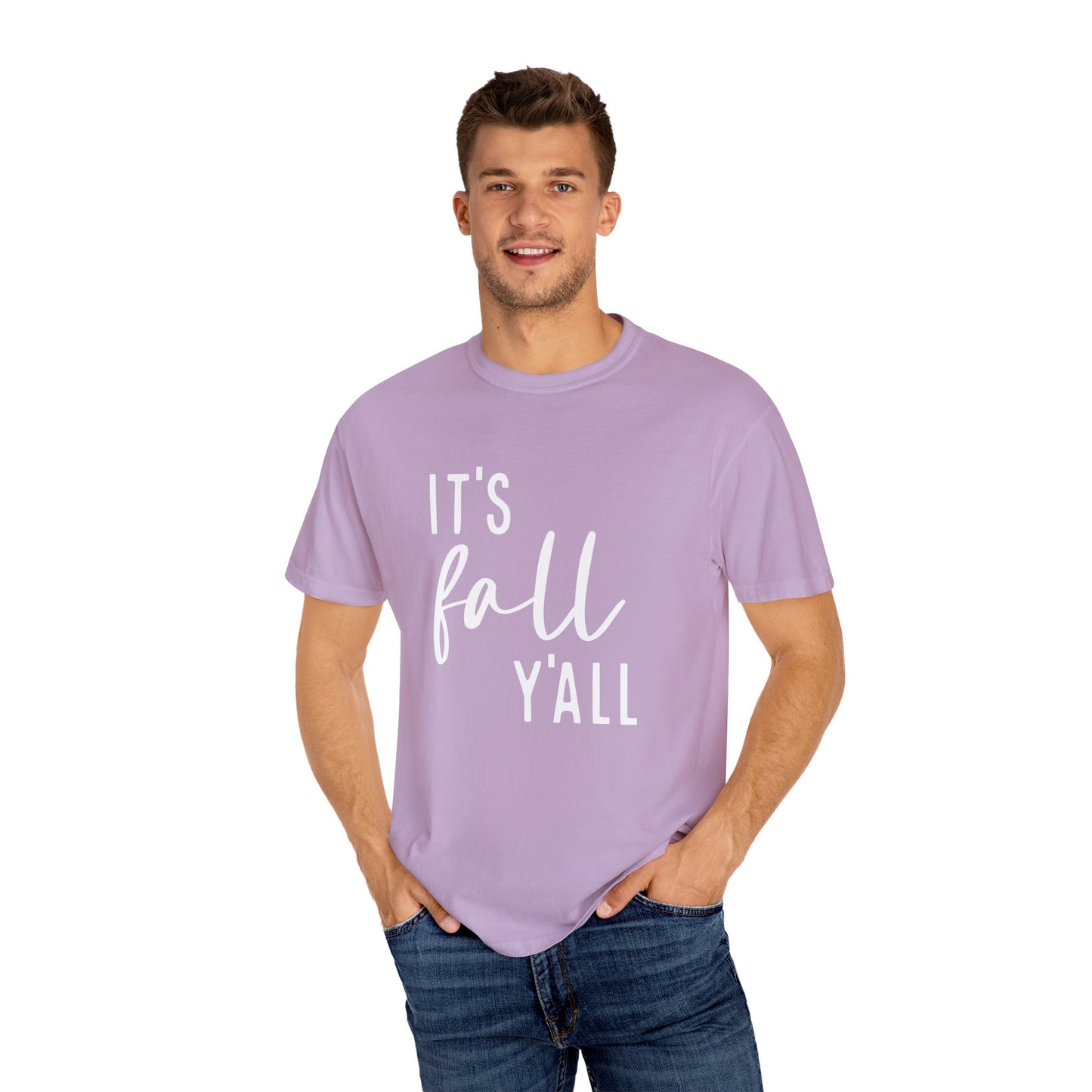 It's Fall Y'all Shirt, Autumn Season Tee, Women's Cute Fall T-Shirt, Fall Tops, Cozy Crewneck, Autumn, Comfy Fall Tshirt, Funny Fall Fashion