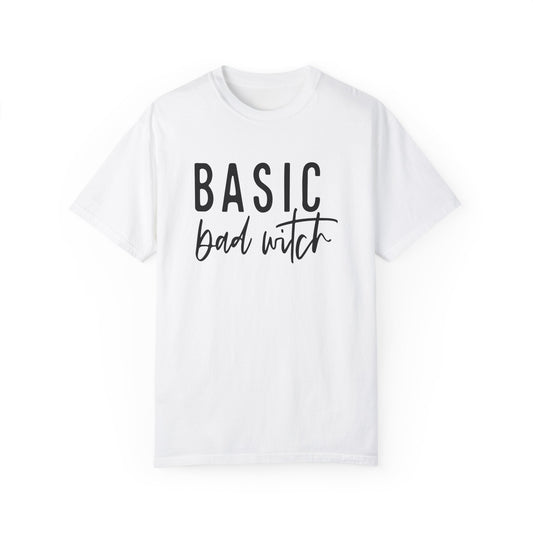 Basic Bad Witch Shirt, Graphic Halloween Top, Womens Fall Graphic Tee, Halloween Party Shirt, Trendy Halloween Top, Spooky Season Crewneck