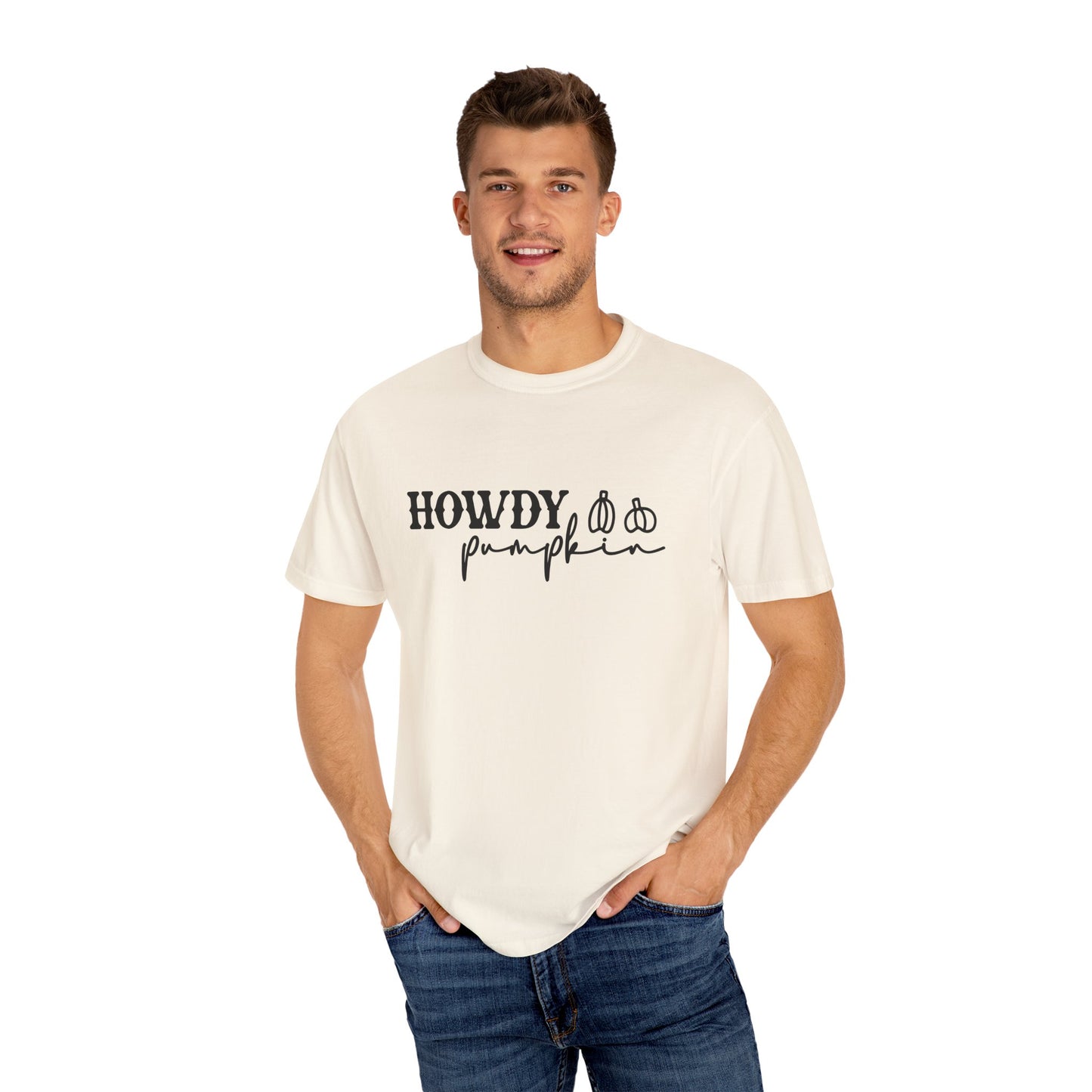 Howdy Pumpkin Shirt, Women's Cute Fall T-Shirt, Cozy Fall Tops, Country Crewneck, Southwest Tee, Autumn, Fall Graphic Tee, Unisex T-shirt