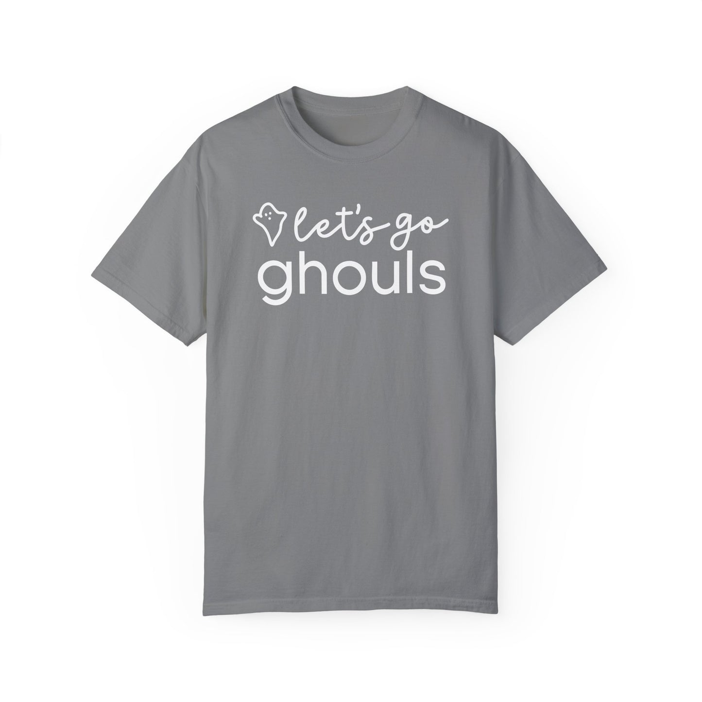 Let's Go Ghouls Shirt, Graphic Halloween Top, Womens Fall Graphic Tee, Halloween Party Shirt, Spooky Season Crewneck, Trendy Halloween Top