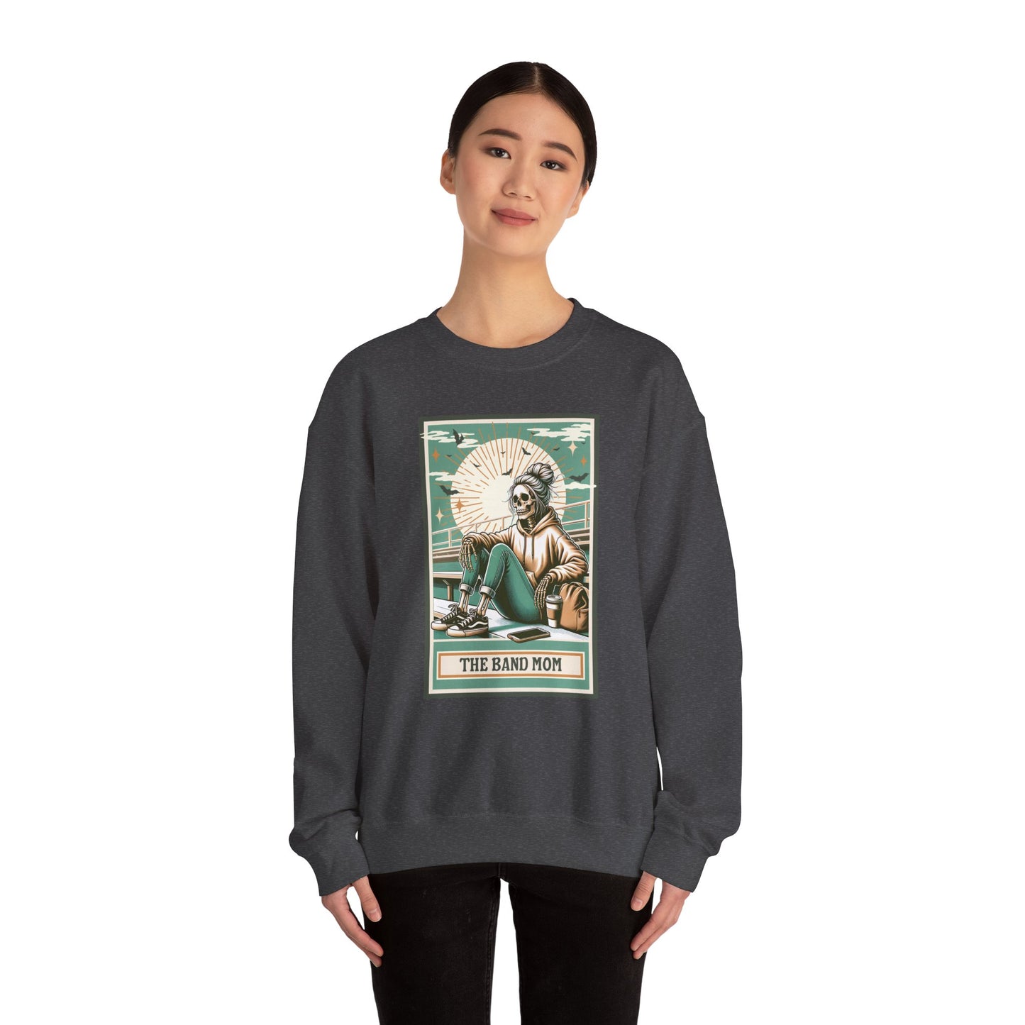 The Band Mom Unisex Heavy Blend™ Crewneck Sweatshirt