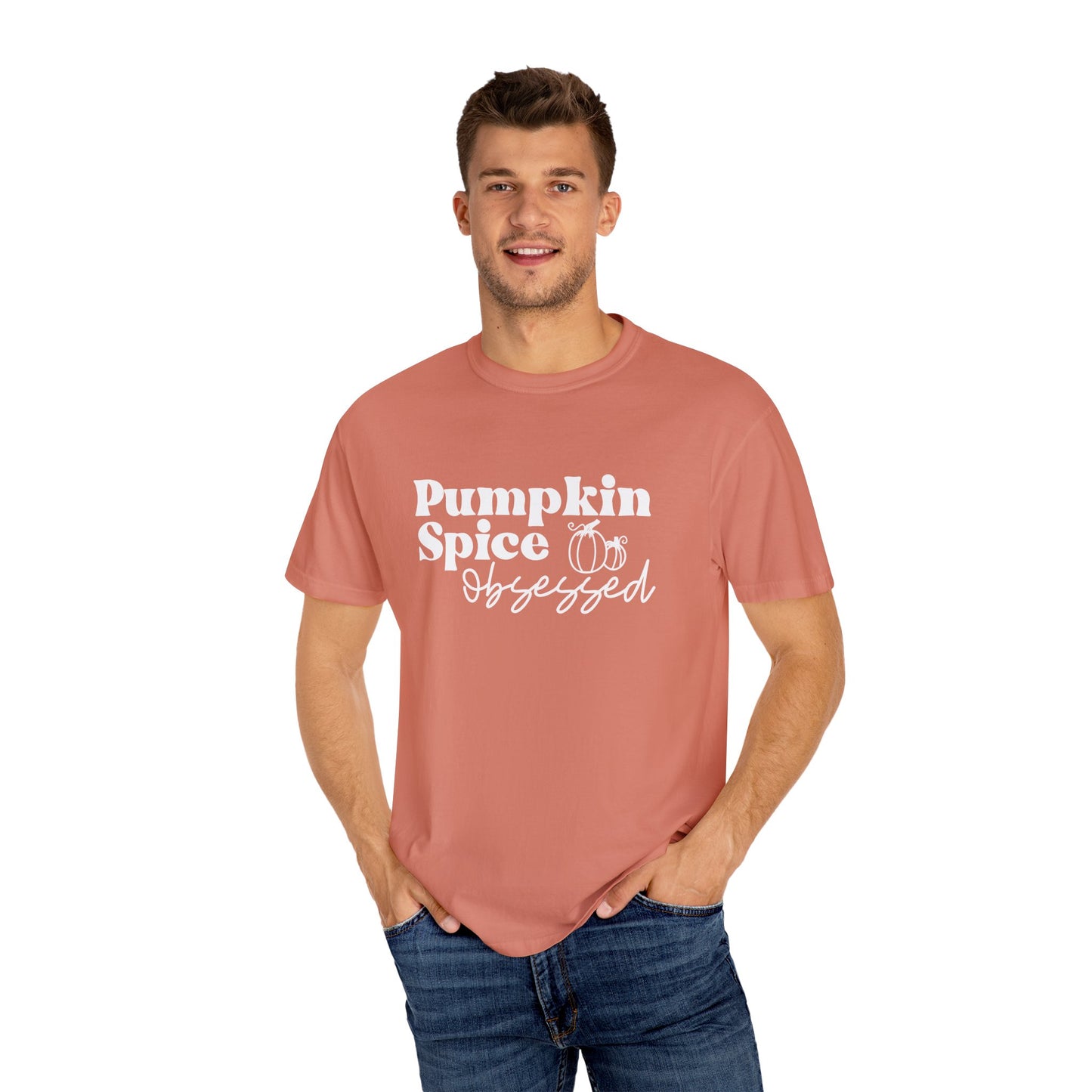 Pumpkin Spice Obsessed Shirt, Pumpkin Spice Season Tee, Women's Cute Fall T-Shirt, Cozy Fall Tops, PSL, Coffee Lover Crewneck, Autumn, Latte