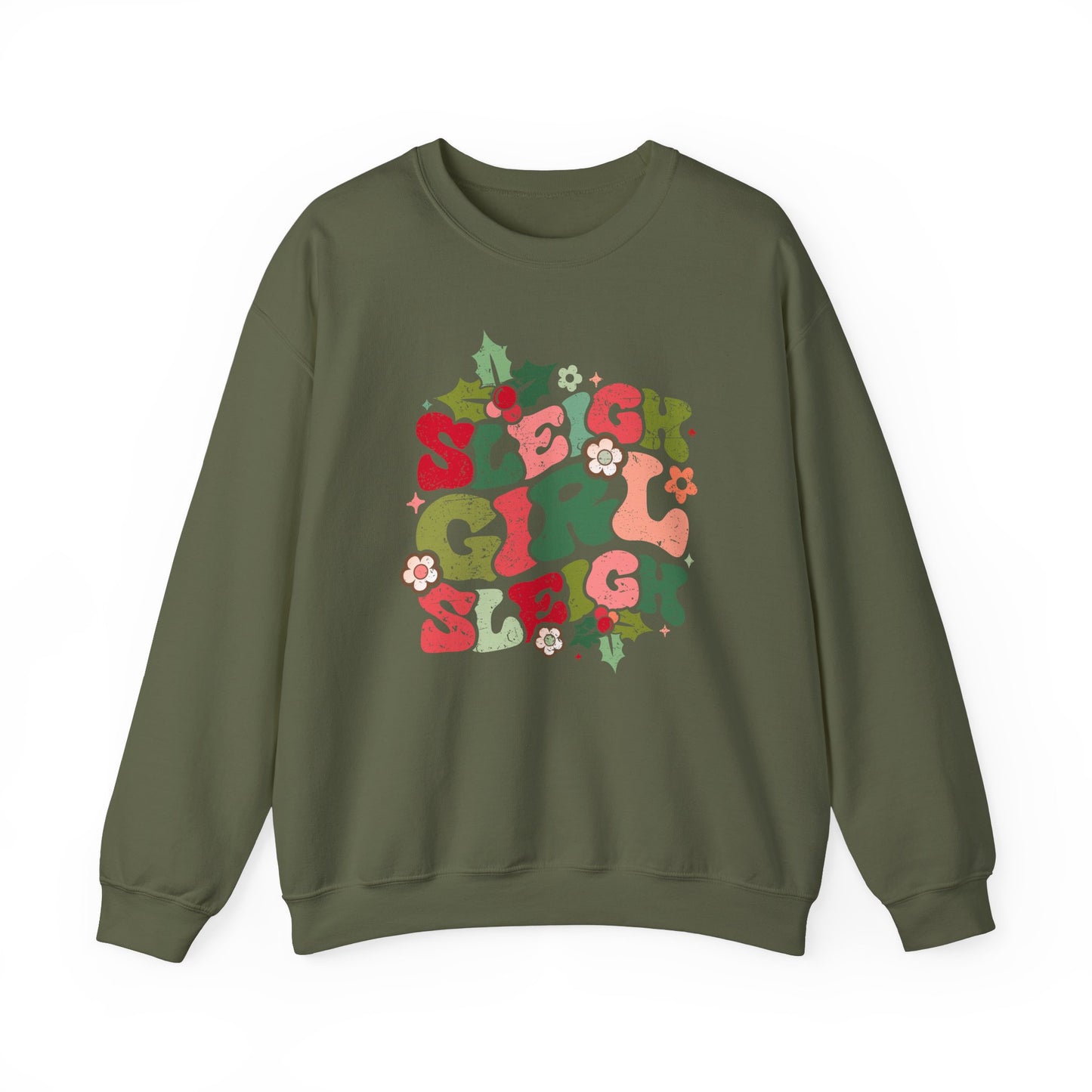 Sleigh Girl Sleigh Unisex Heavy Blend™ Crewneck Sweatshirt