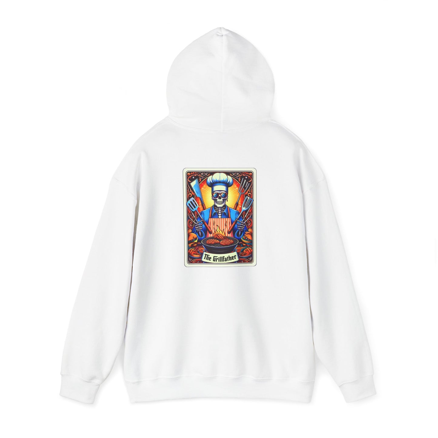 The GrillFather Tarot Card Unisex Heavy Blend™ Hooded Sweatshirt