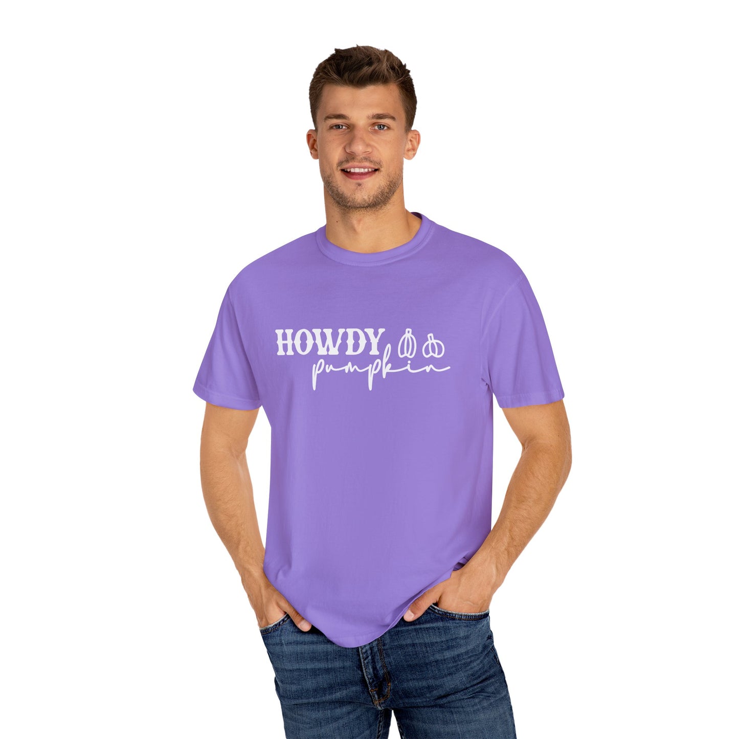 Howdy Pumpkin Shirt, Women's Cute Fall T-Shirt, Cozy Fall Tops, Country Crewneck, Southwest Tee, Autumn, Unisex T-shirt, Fall Graphic Tee